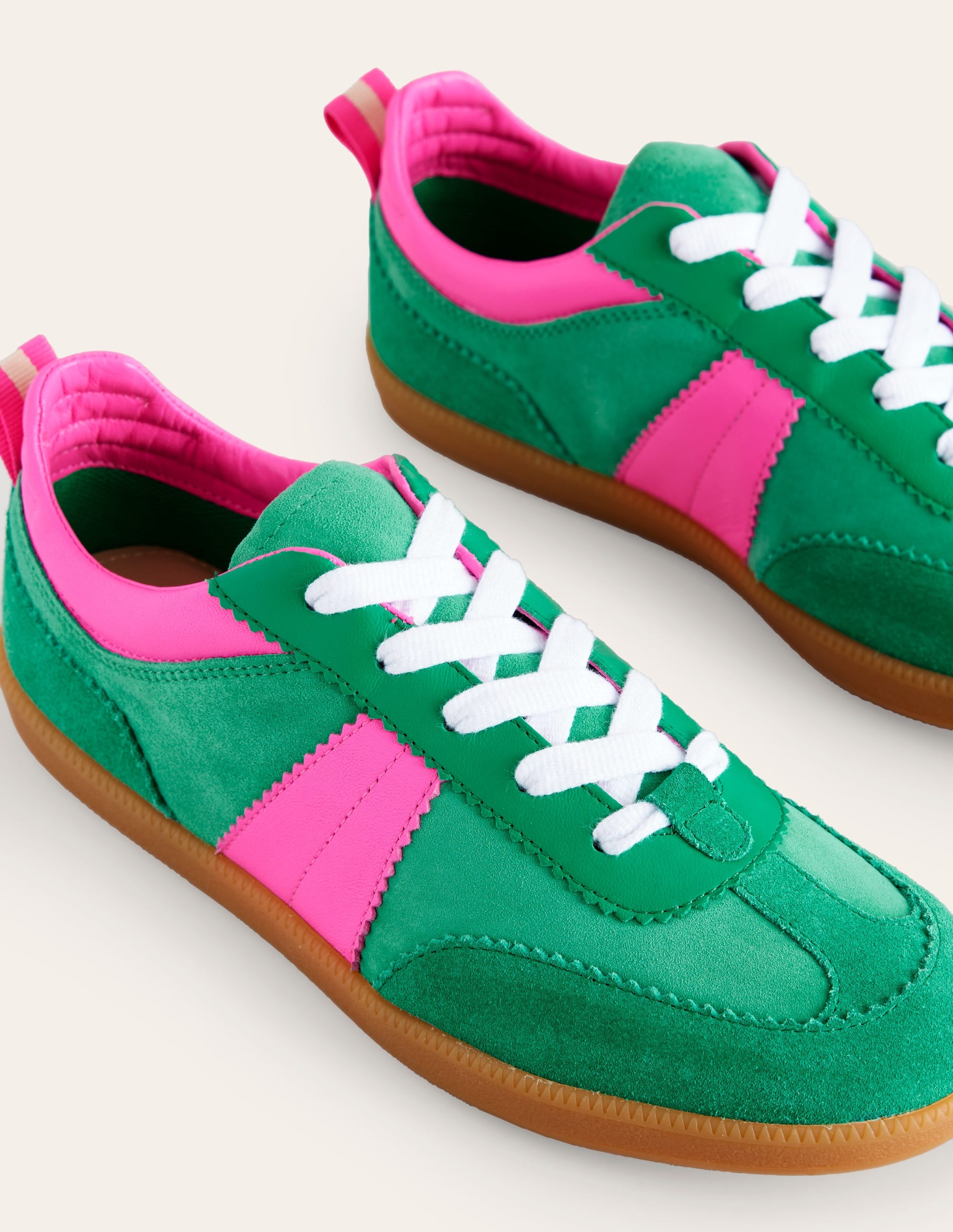 Tennis rétro Erin-Colourblock vert - Image 4