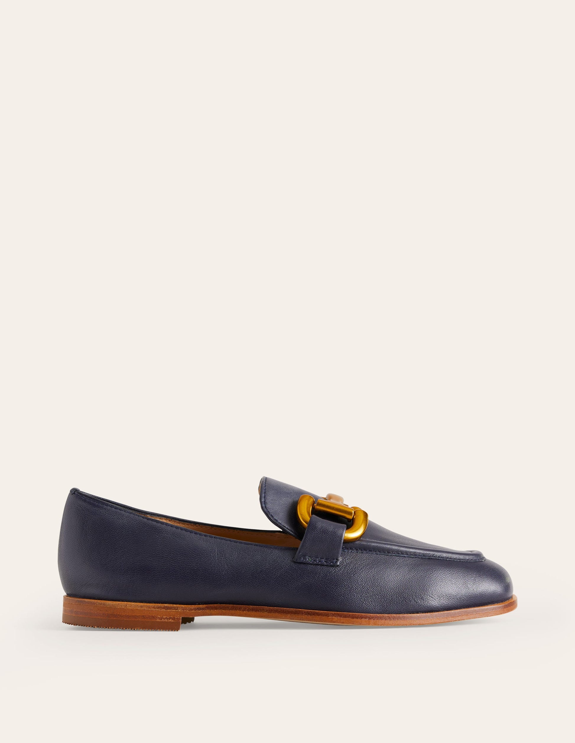 Iris Loafer mit Trensendetail-Marineblau-2