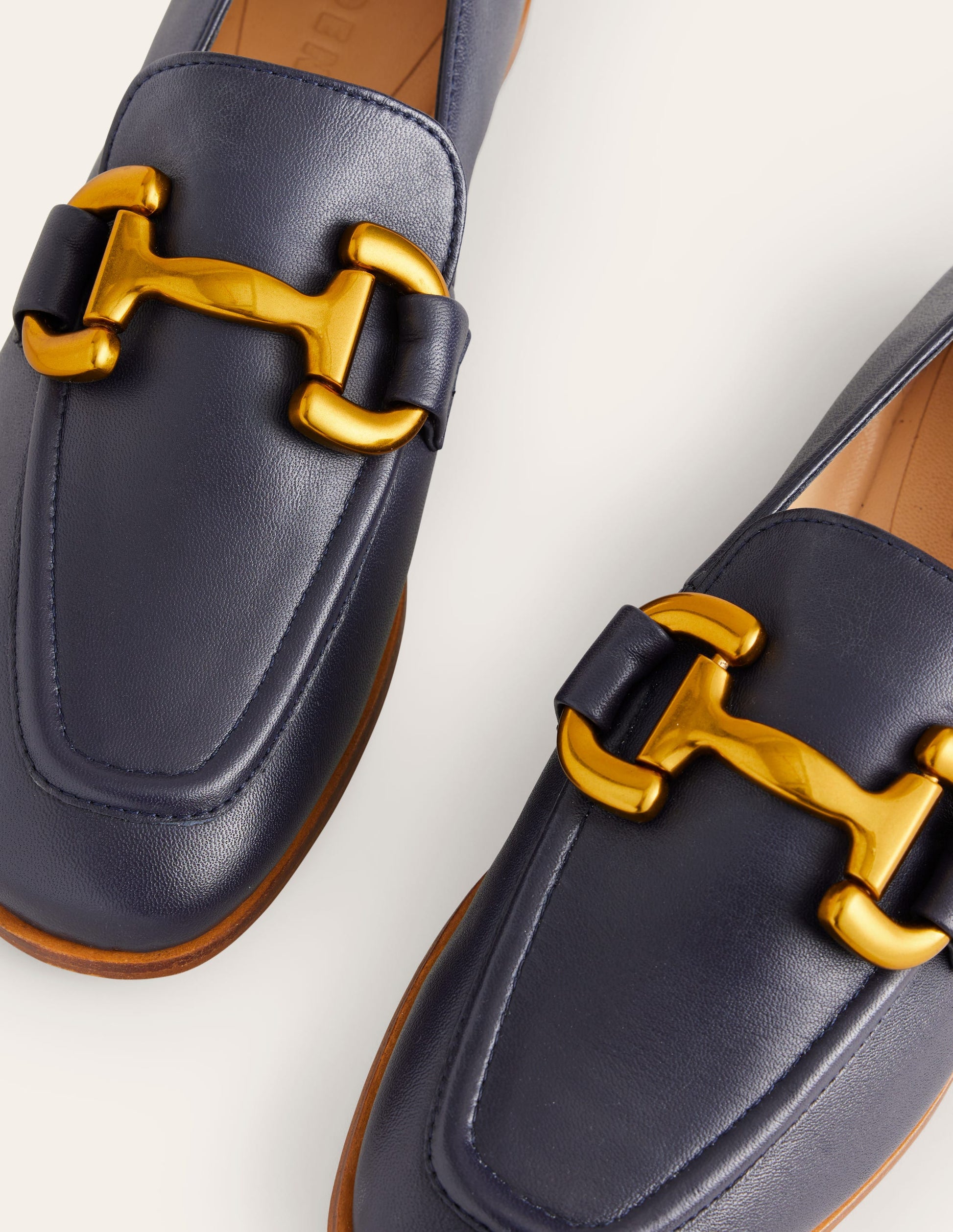 Iris Loafer mit Trensendetail-Marineblau-4
