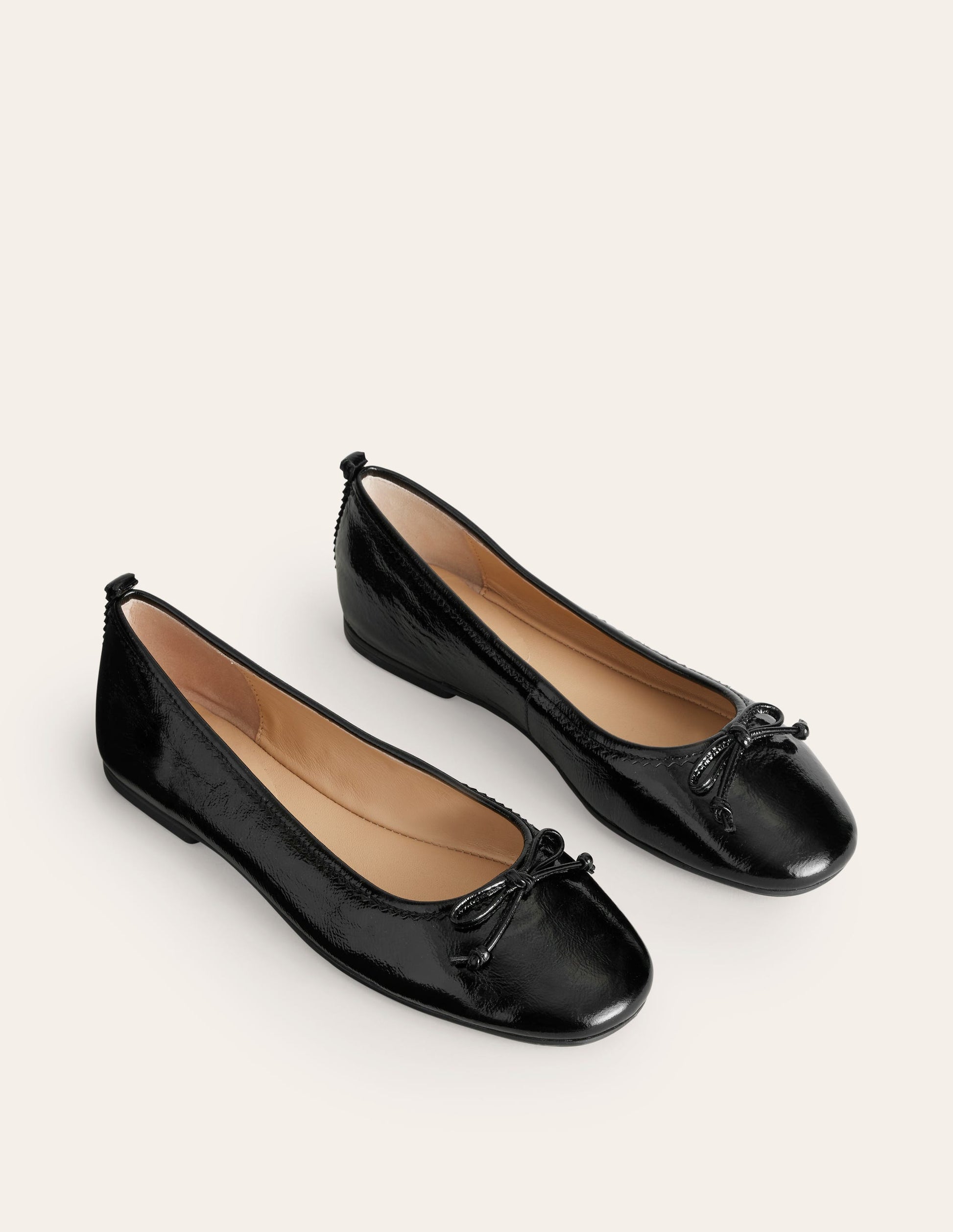 Ballerines Kitty à semelle souple-Noir verni-3