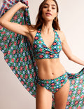 Printed Sarong Scarf-Multi, Coastal Tile