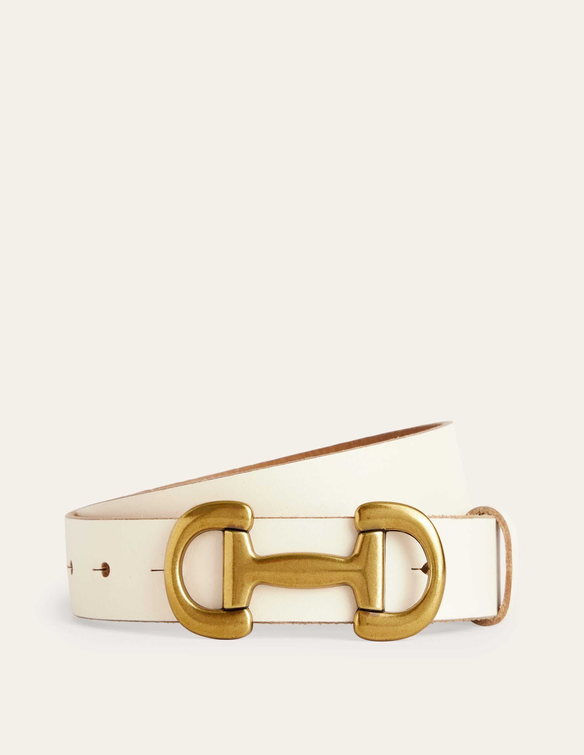 Ceinture Iris à mors en cuir-Aristocratic Blue - Image 2