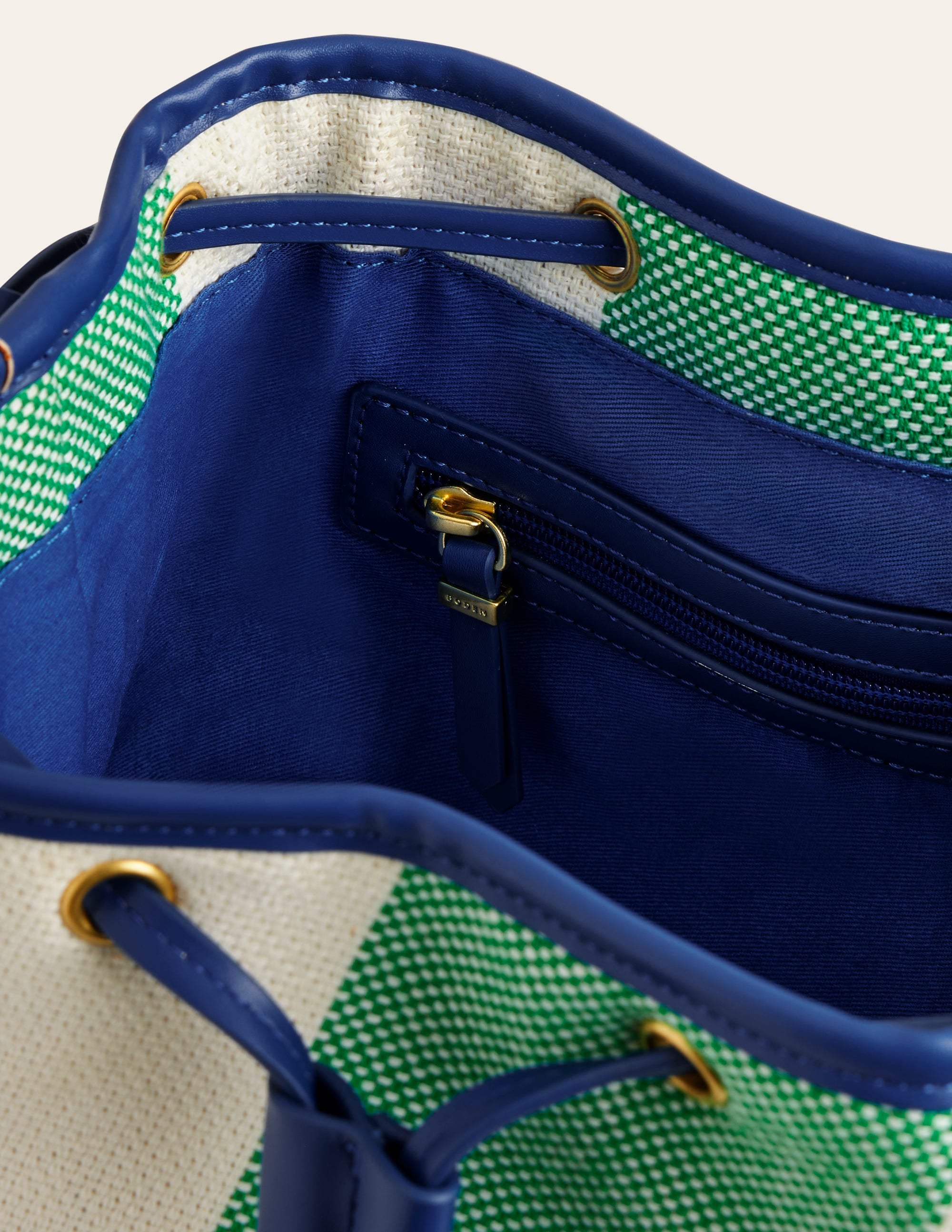 Sac seau-Rayé vert - Image 4