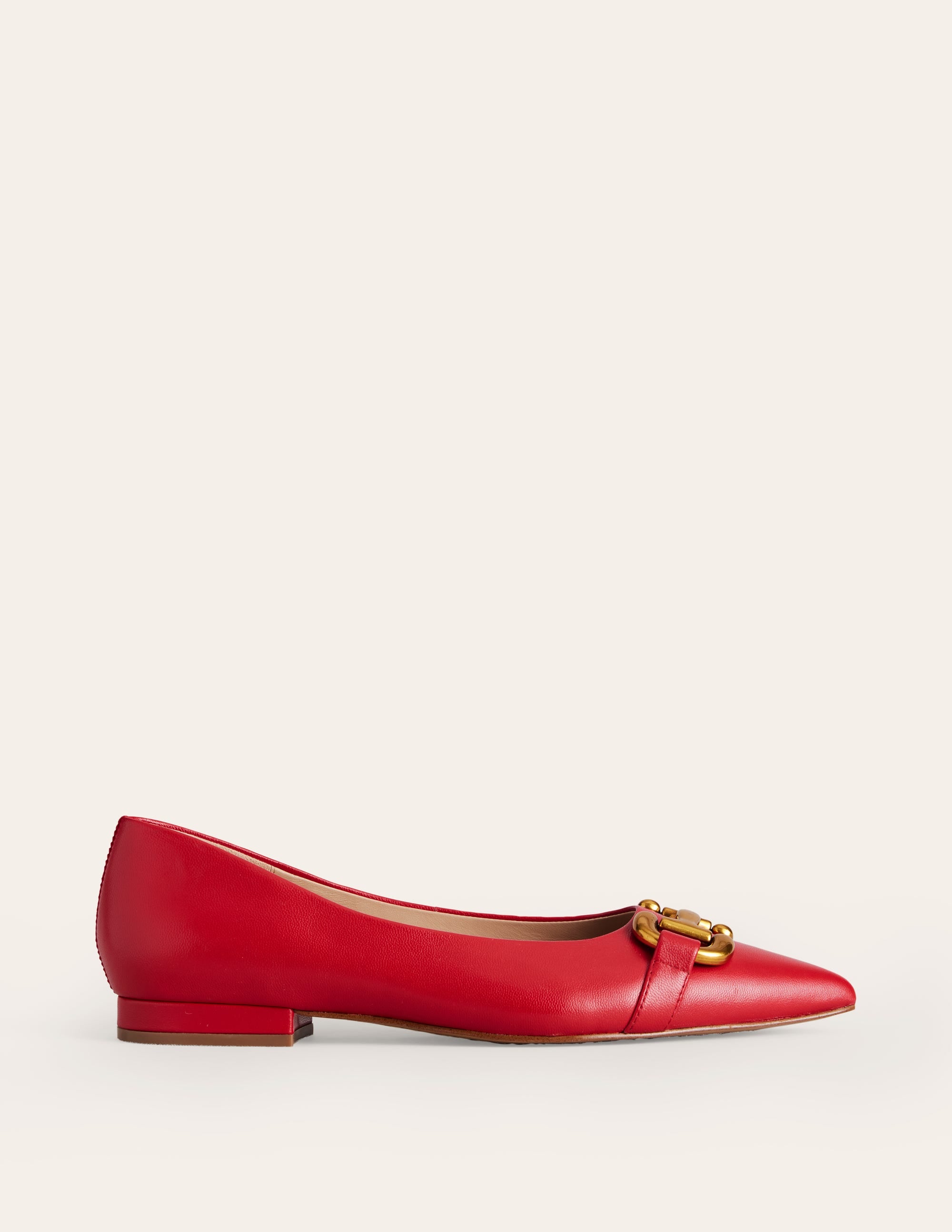 Ballerines Iris à mors-Cuir rouge vernissé - Image 2