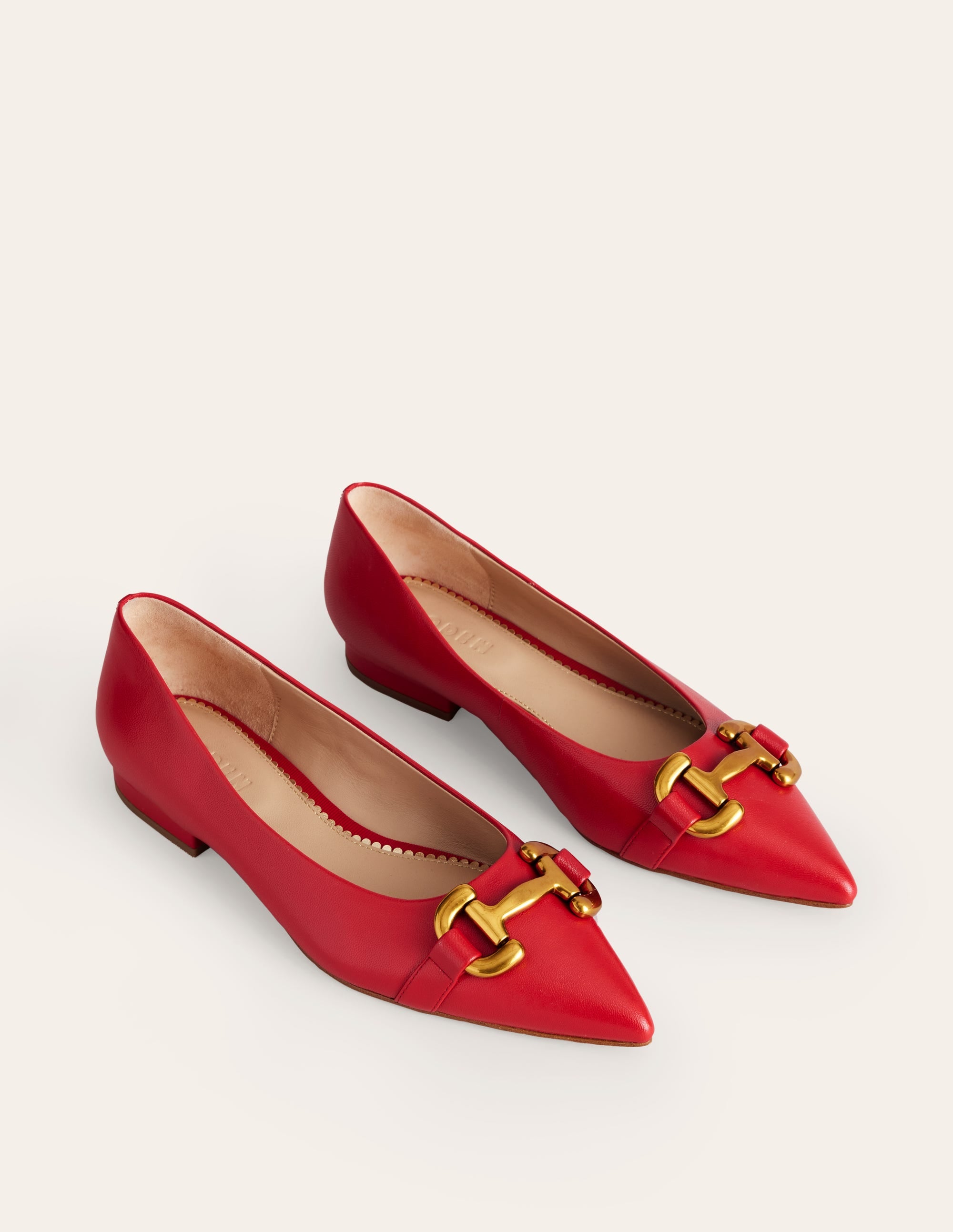 Ballerines Iris à mors-Cuir rouge vernissé - Image 3