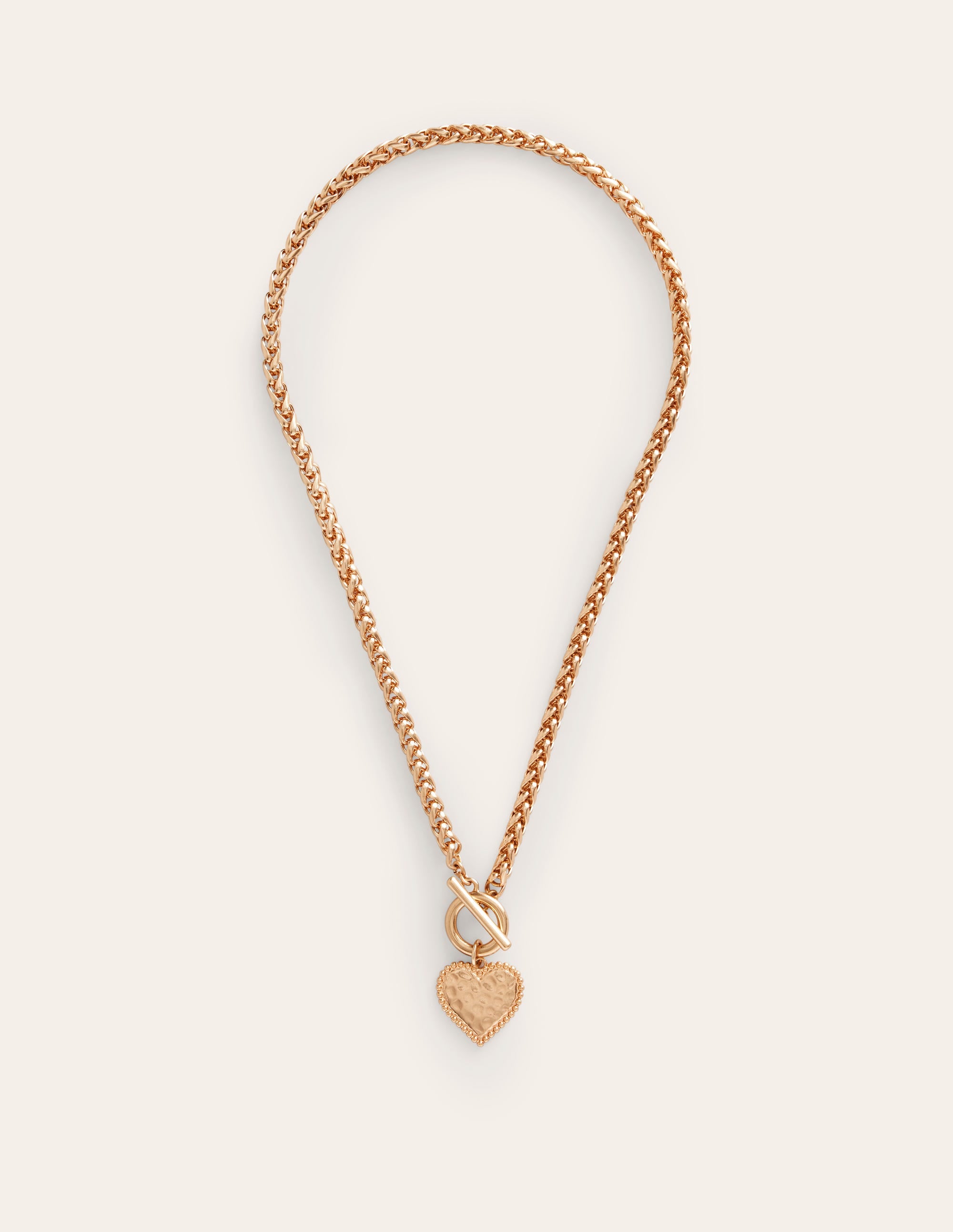 Collier à breloque cœur-Doré - Image 2