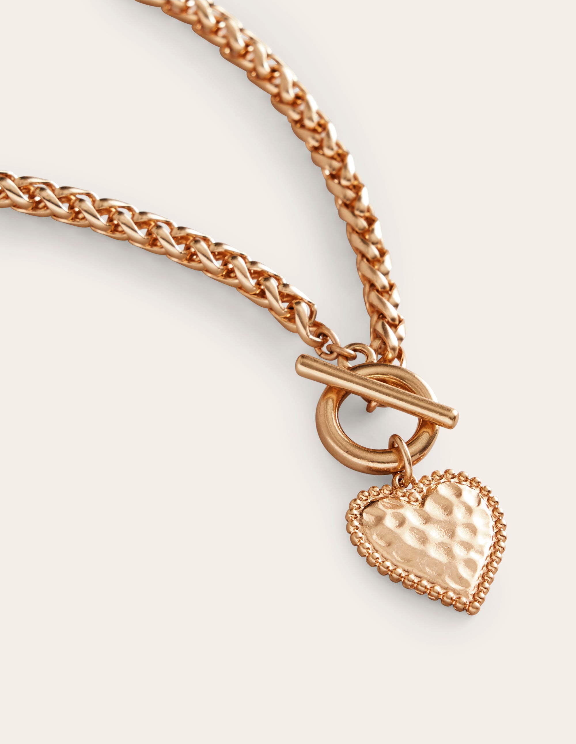 Collier à breloque cœur-Doré - Image 3