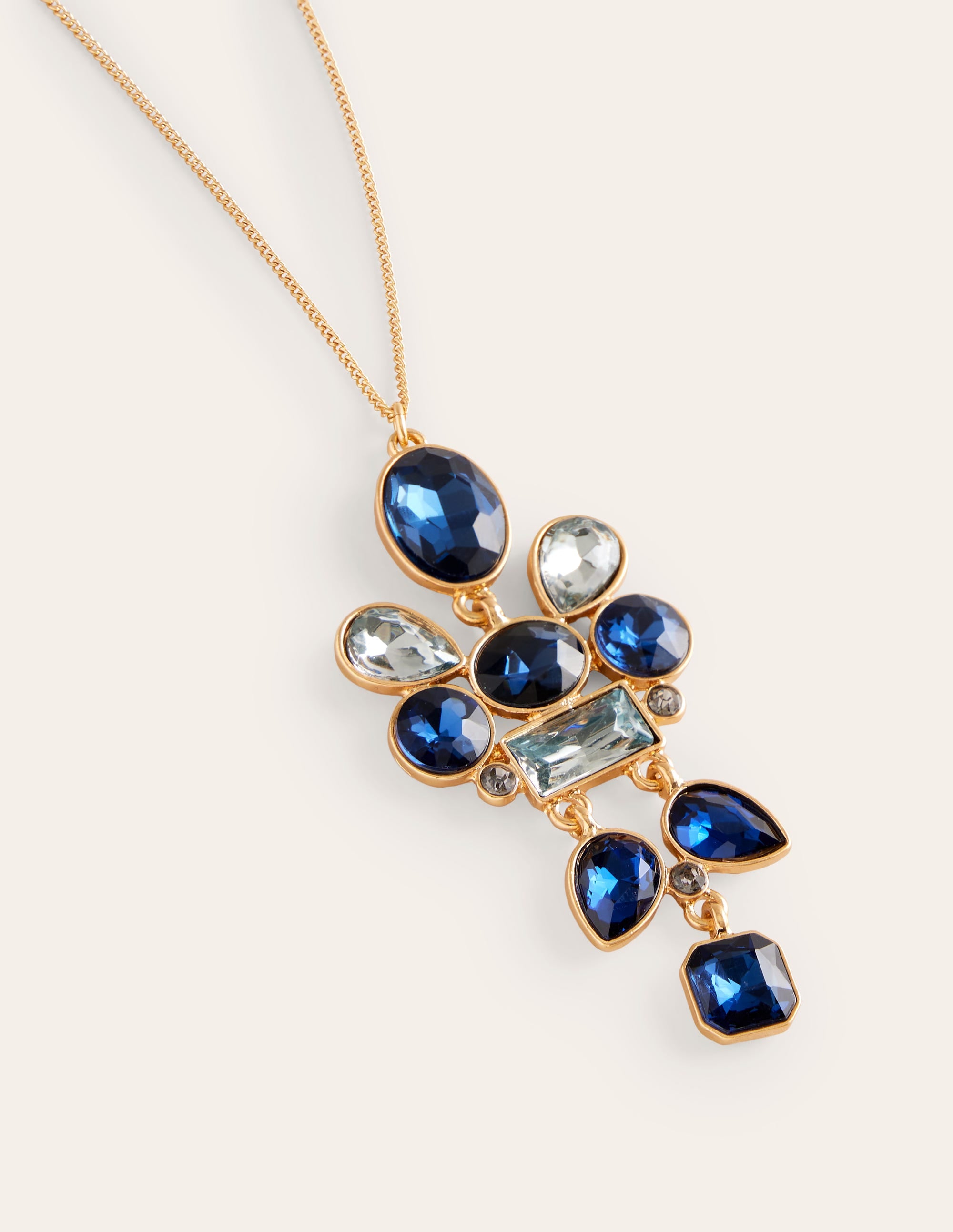 Mega Cluster Jewel Pendant-Blue - Image 3