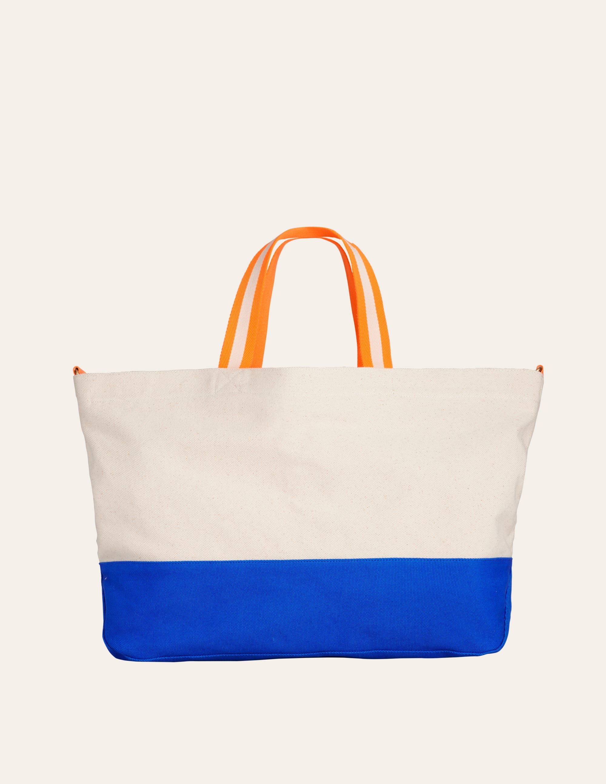 Weekender aus Canvas-Neutral/Blau - Image 2