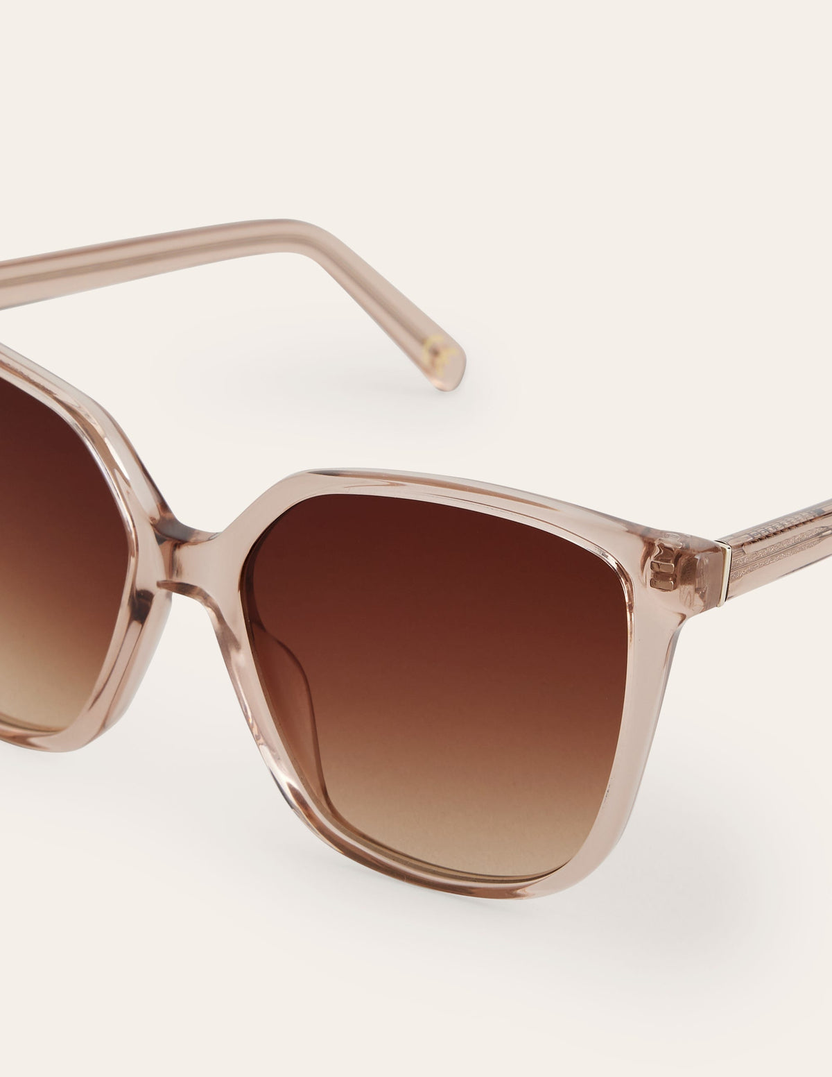 Dünne Sonnenbrille mit D-Rahmen-Hautfarben - Image 4