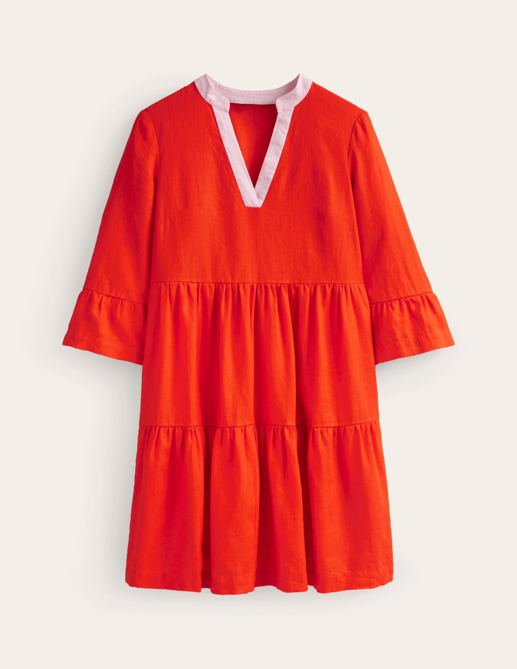 Robe courte Sophia en lin-Fiesta - Image 7