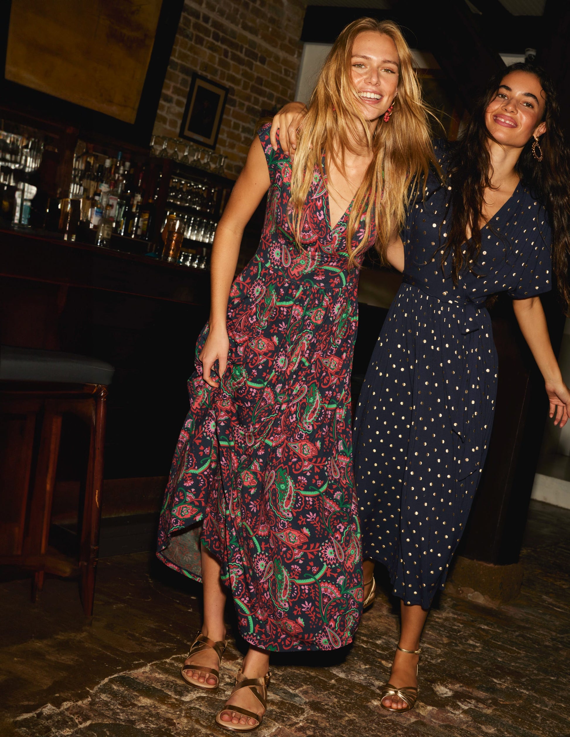 Vanessa Maxi-Wickelkleid aus Jersey-Französisch-Marineblau, Fantastisch-5