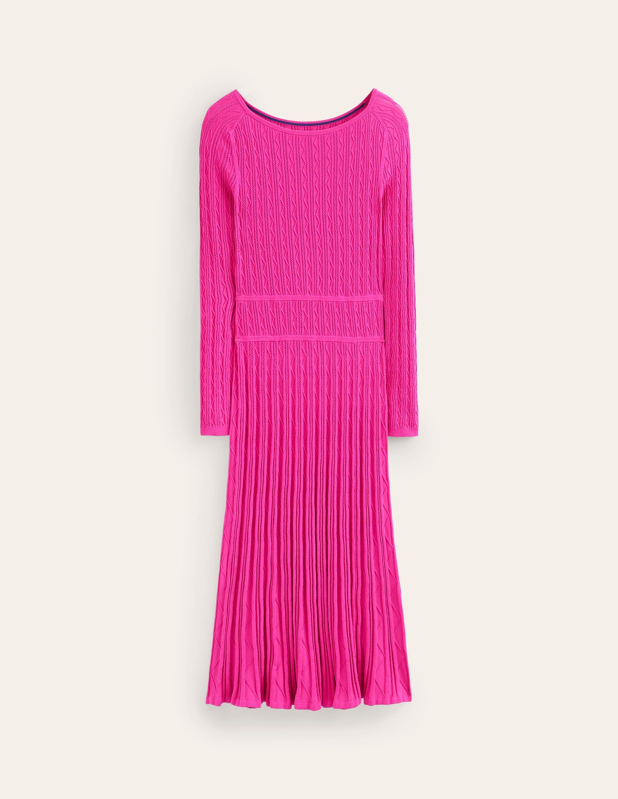 Imogen Empire-Strickkleid-Magenta - Image 5