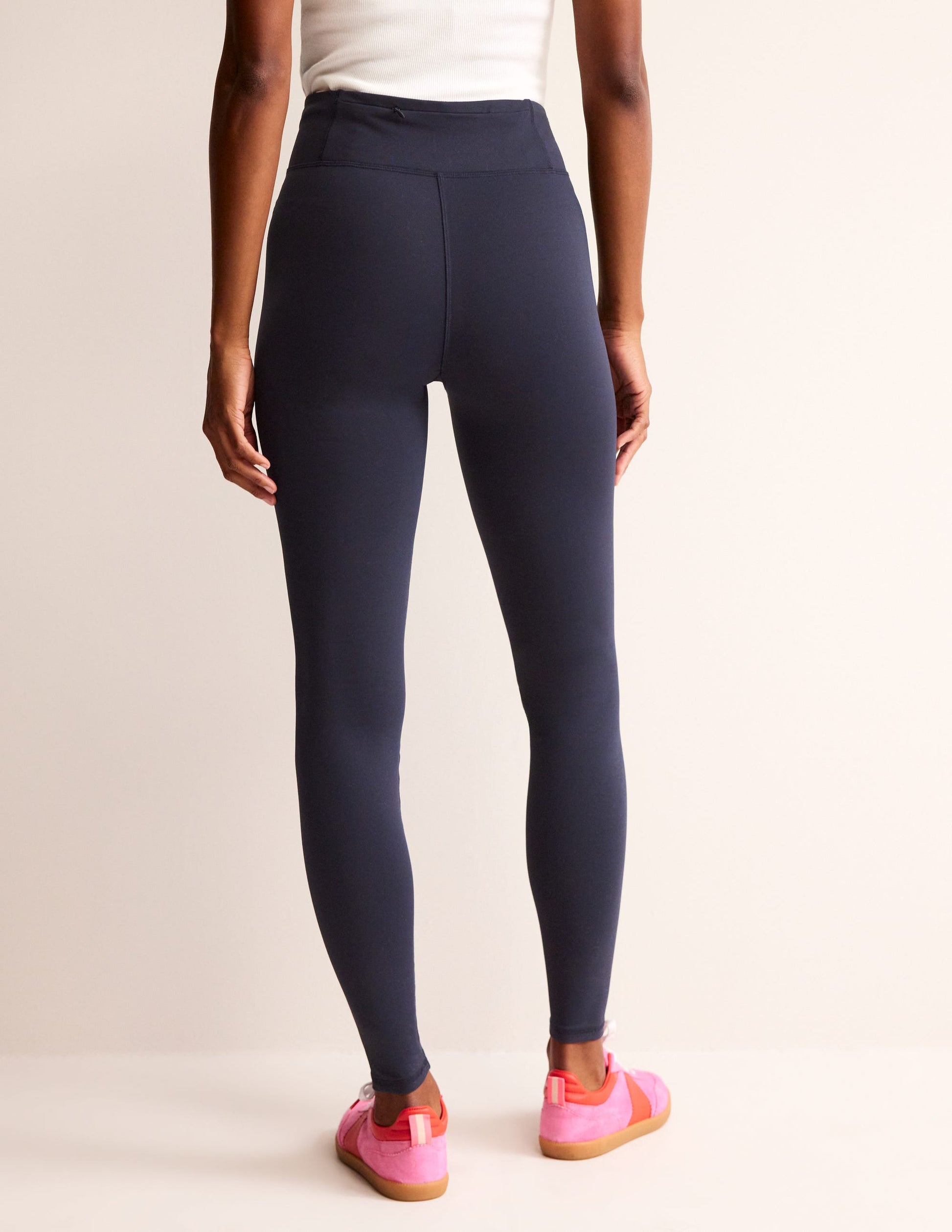 Leggings mit hohem Bund-Aqua Marine Marl-3
