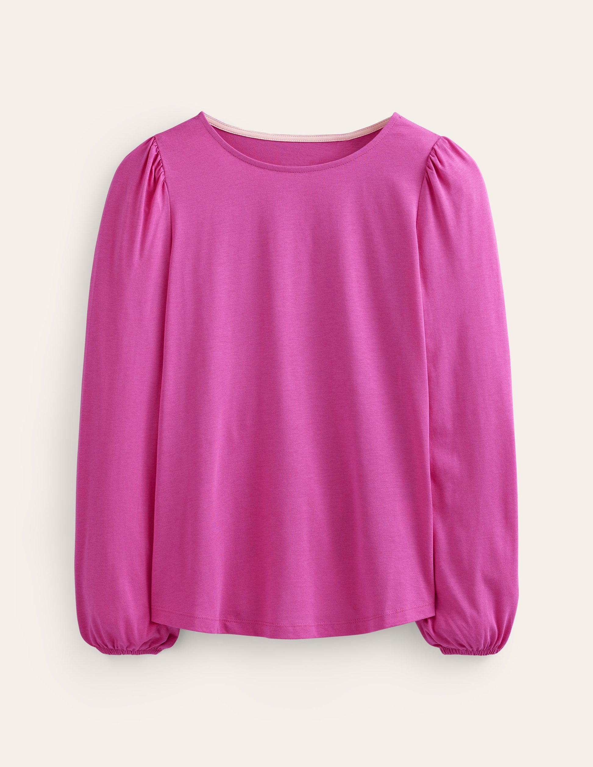 Top à manches longues ultra-doux-Magenta-5