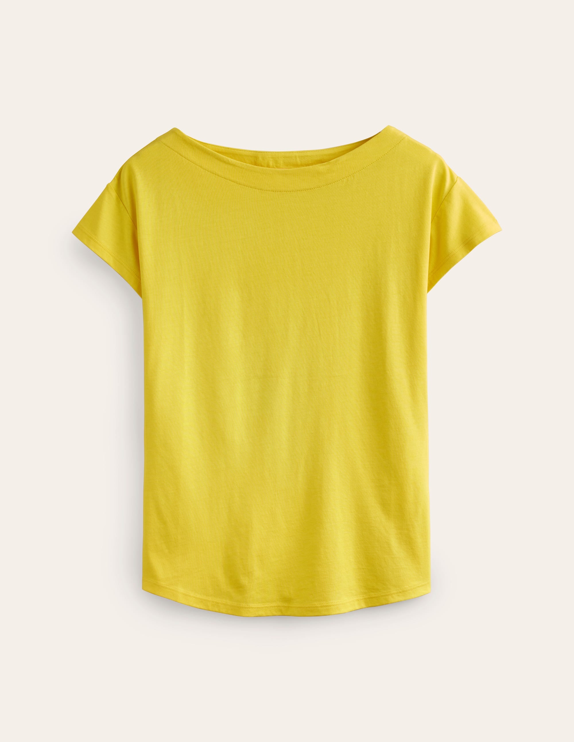 T-shirt à col bateau ultra-doux-Éclat vert - Image 5