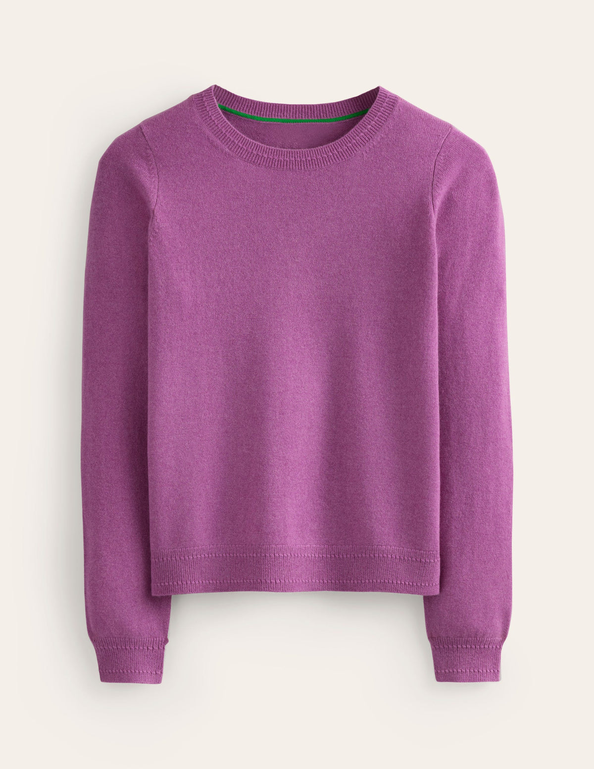 Eva Kaschmirpullover mit Rundhalsausschnitt-Maulbeere - Image 5