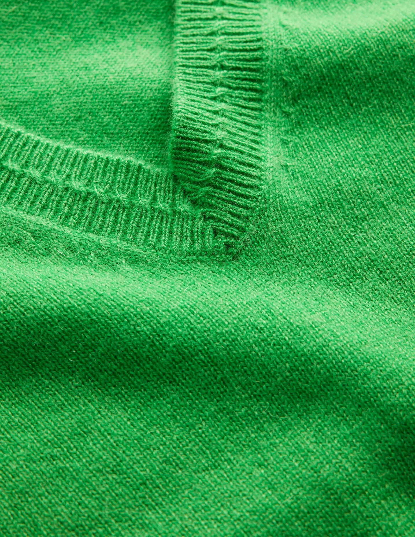 Eva Kaschmirpullover mit V-Ausschnitt-Hellgrün-6