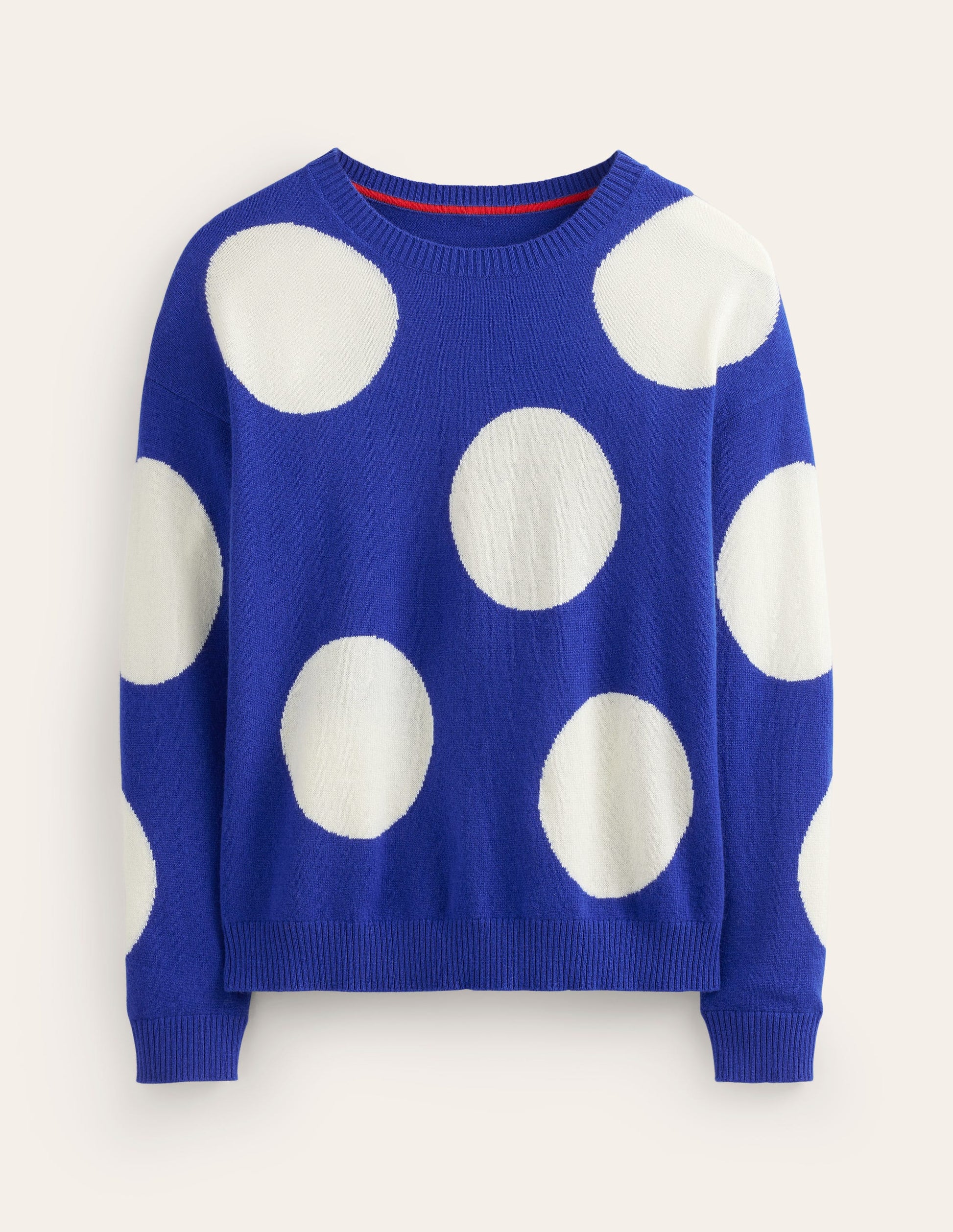 Lydia Kaschmirpullover-Surf The Web Blau, Punkte-6