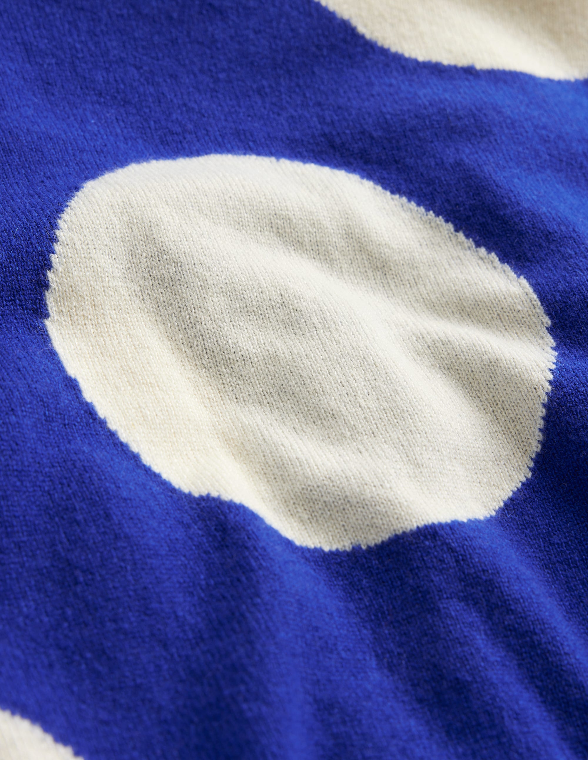 Lydia Kaschmirpullover-Surf The Web Blau, Punkte - Image 7