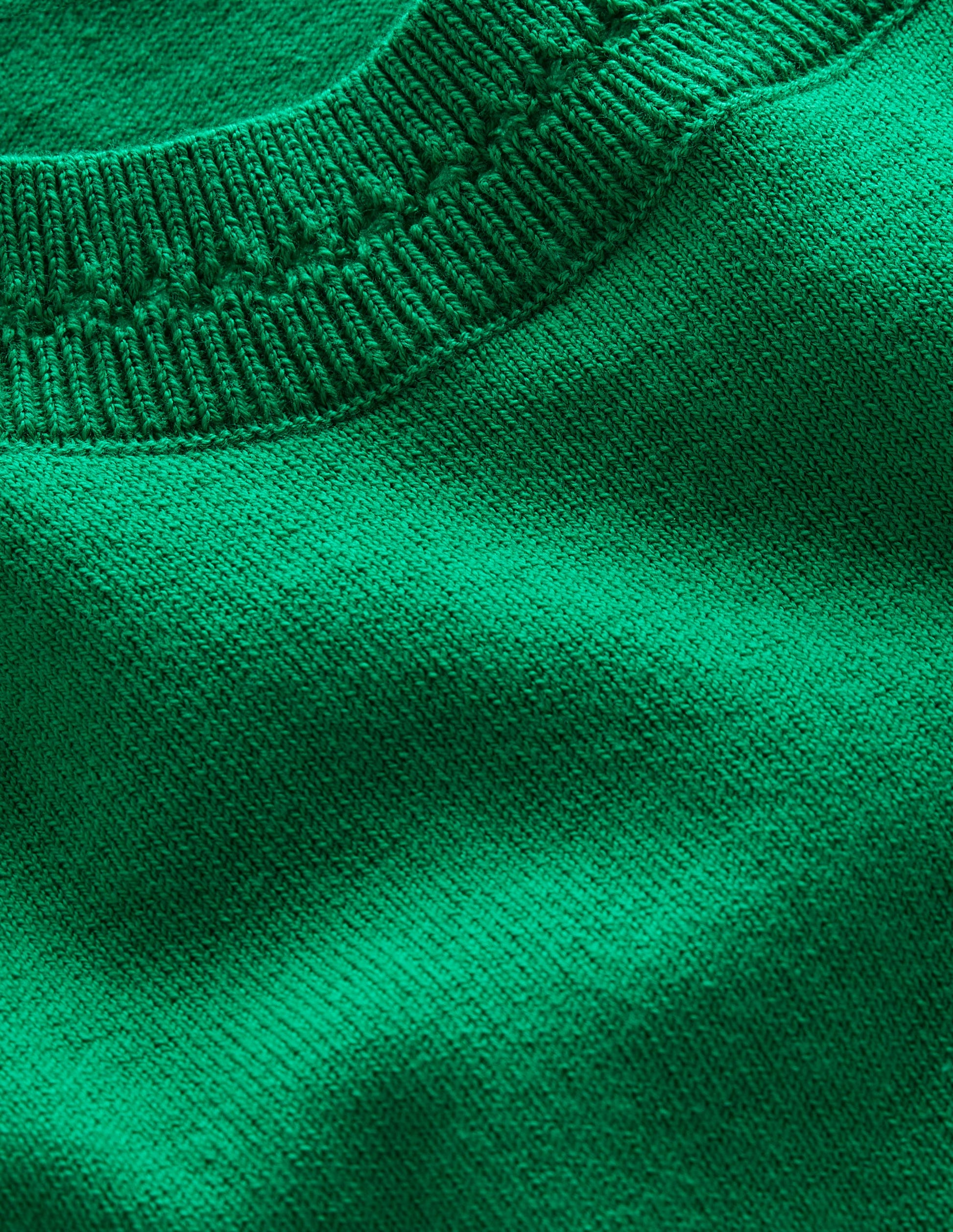 Catriona Baumwoll-T-Shirt mit Rundhalsausschnitt-Wiesengrün-6