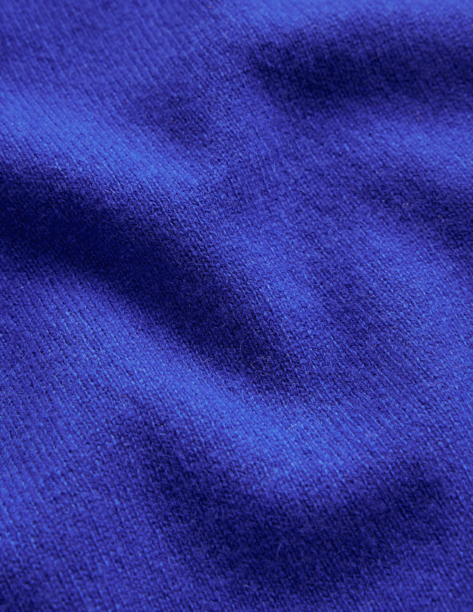 Pull Eva col bateau en cachemire-Bleu vif - Image 6