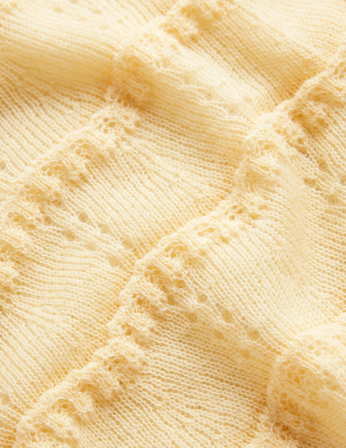 Kuscheliger Pullover mit Pointelle-Stickerei-Zitronengelb-6