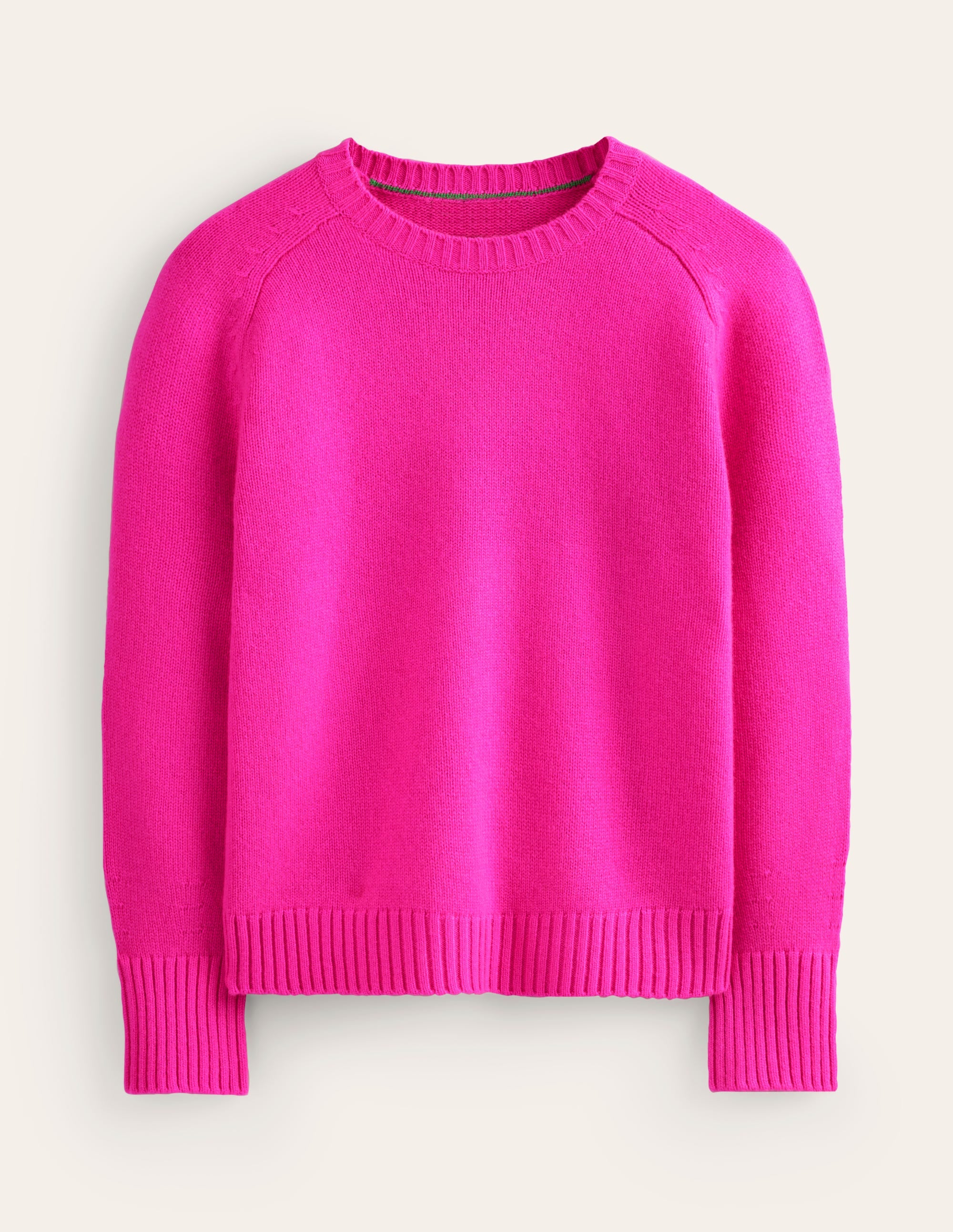Pull en cachemire fendu aux poignets-Rose pop - Image 5