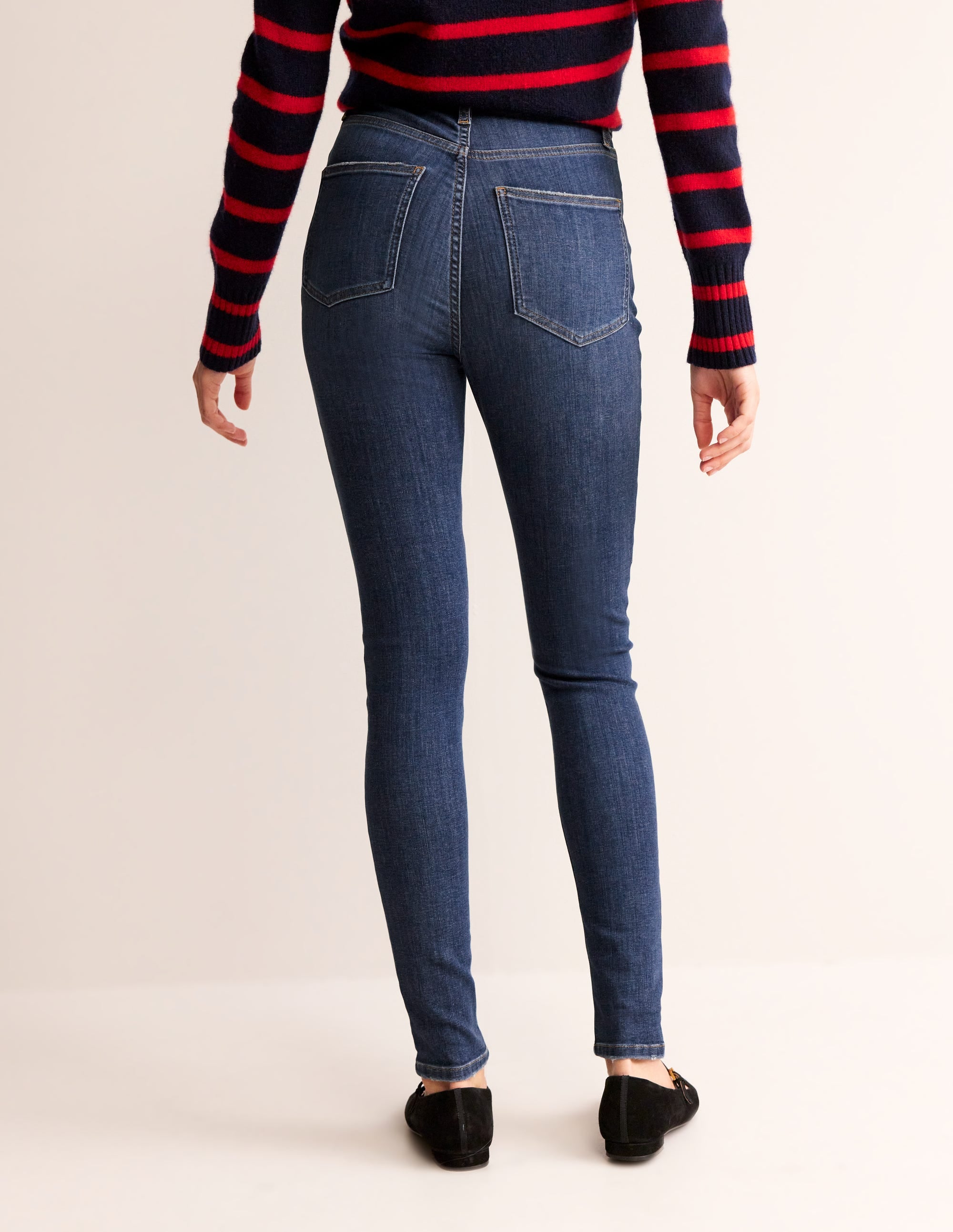 Röhrenjeans mit hohem Bund-Mittleres Vintageblau - Image 3