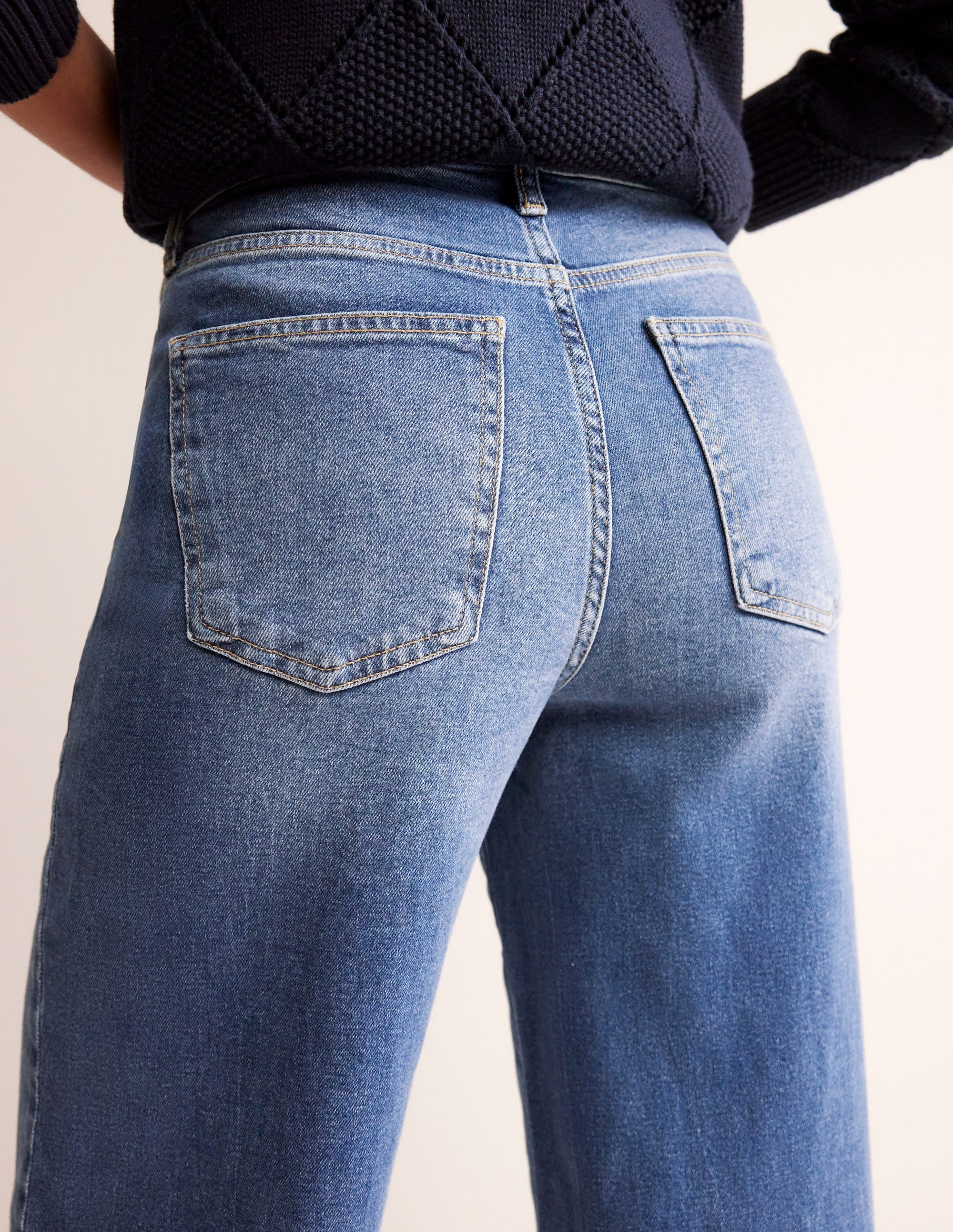 Jean large taille haute-Beatnik Red - Image 2