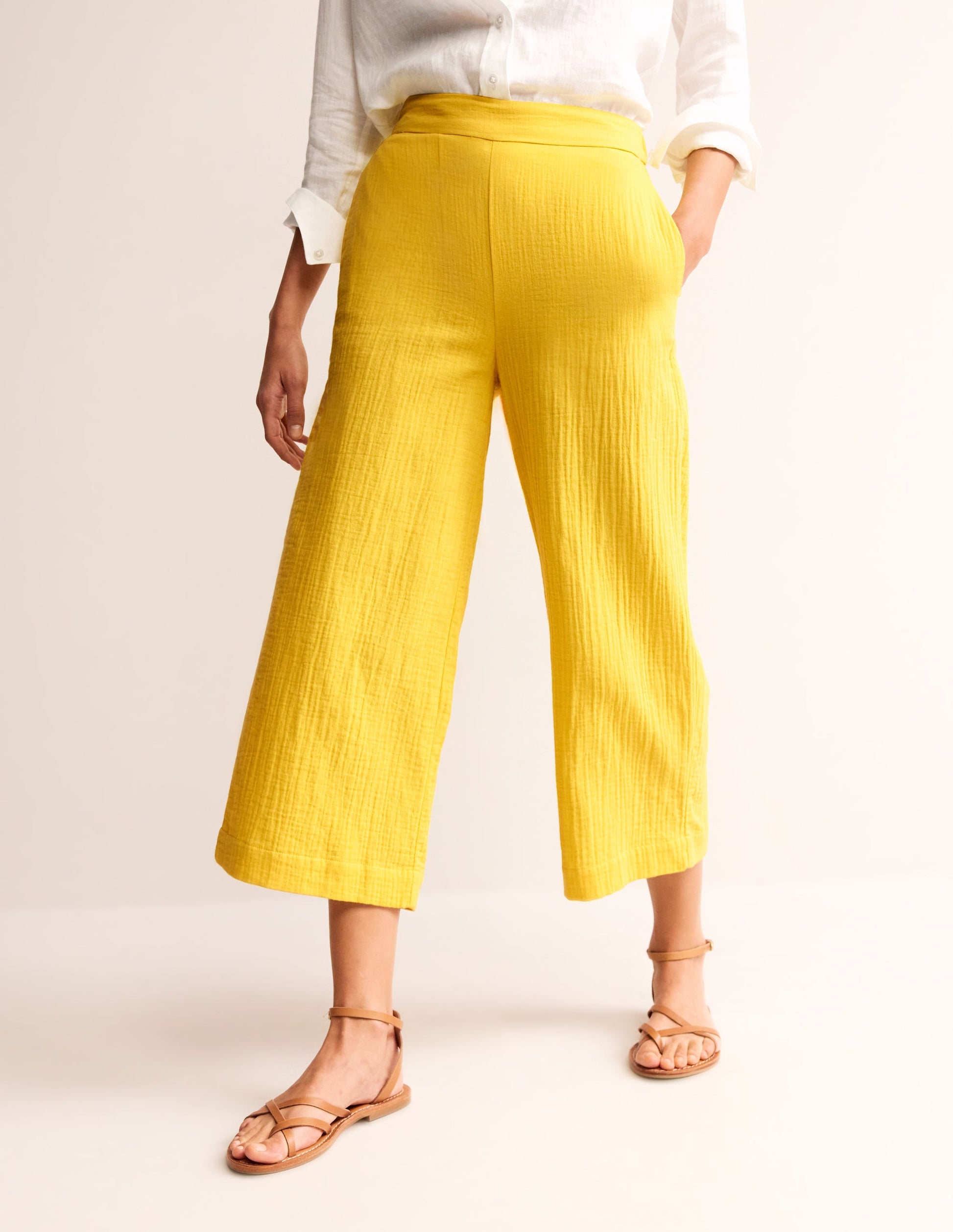 Pantalon à enfiler double-étoffe-Fruit de la passion-4