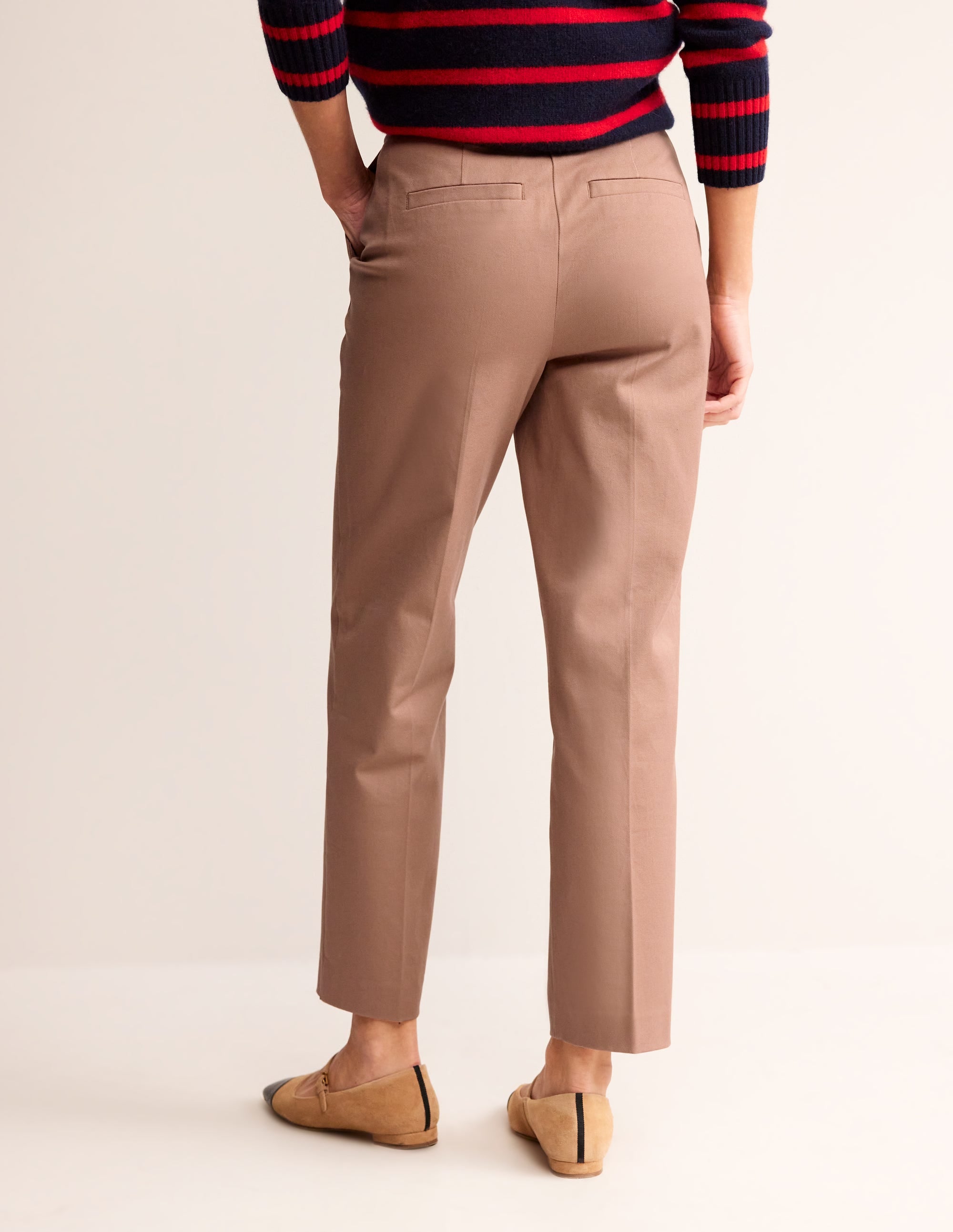 Pantalon Kew en bi-stretch-Helles Karamel - Image 3