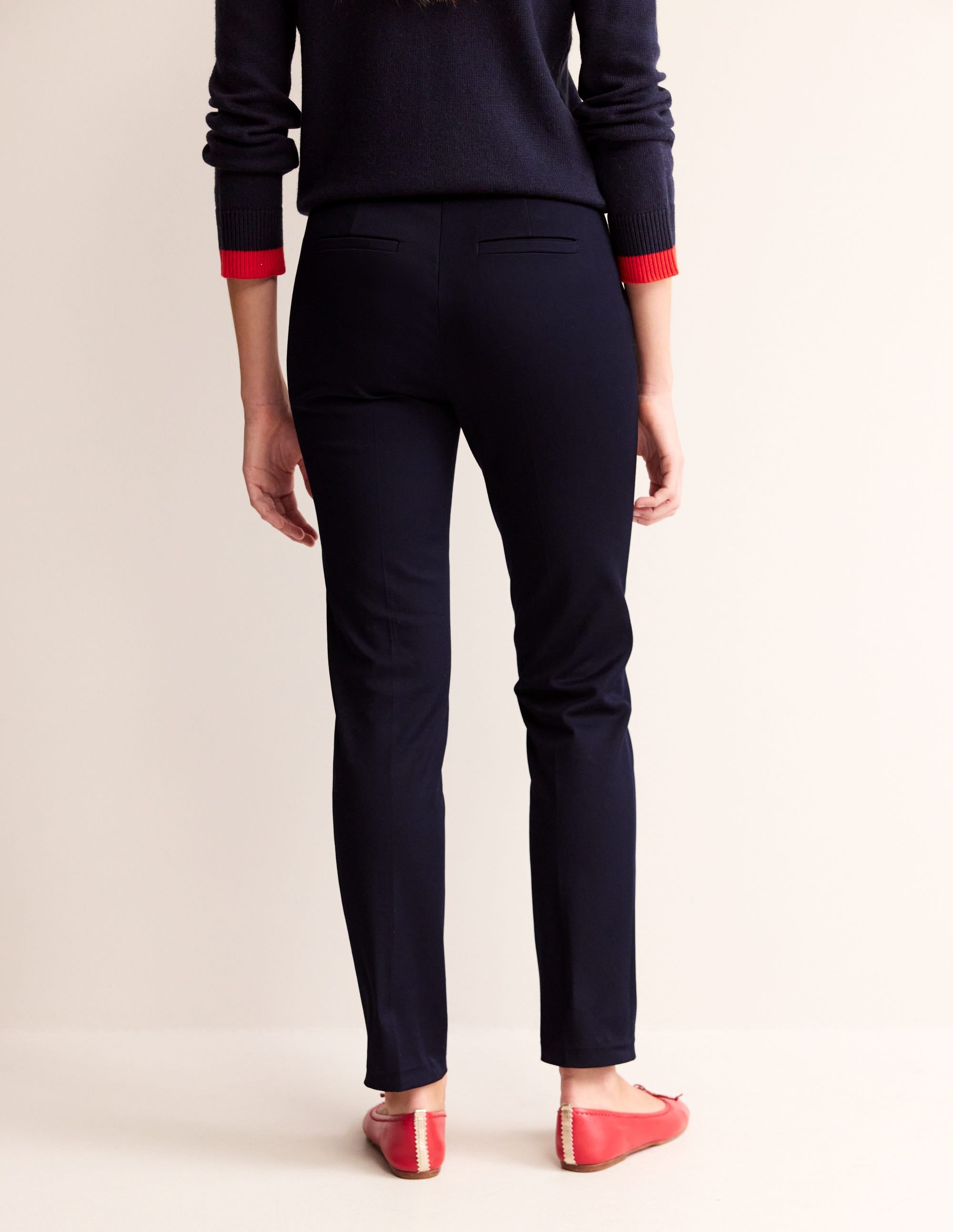 Highgate Hose aus 2-Wege-Stretch-Marineblau - Image 3