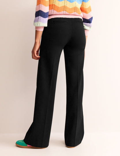 Pantalon Westbourne en point de Rome-Noir