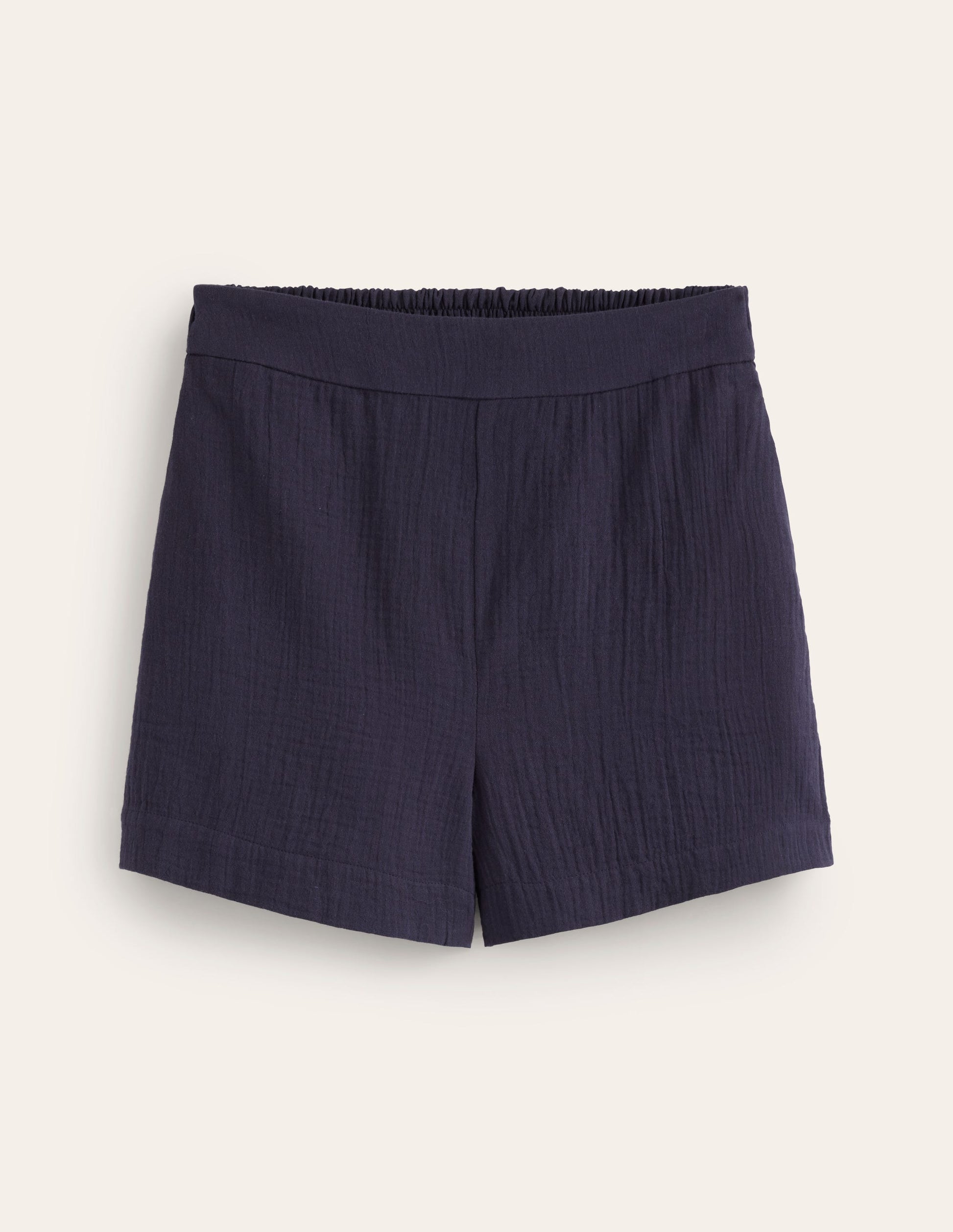 Short double-étoffe-Bleu Marine, Petits Pois-5