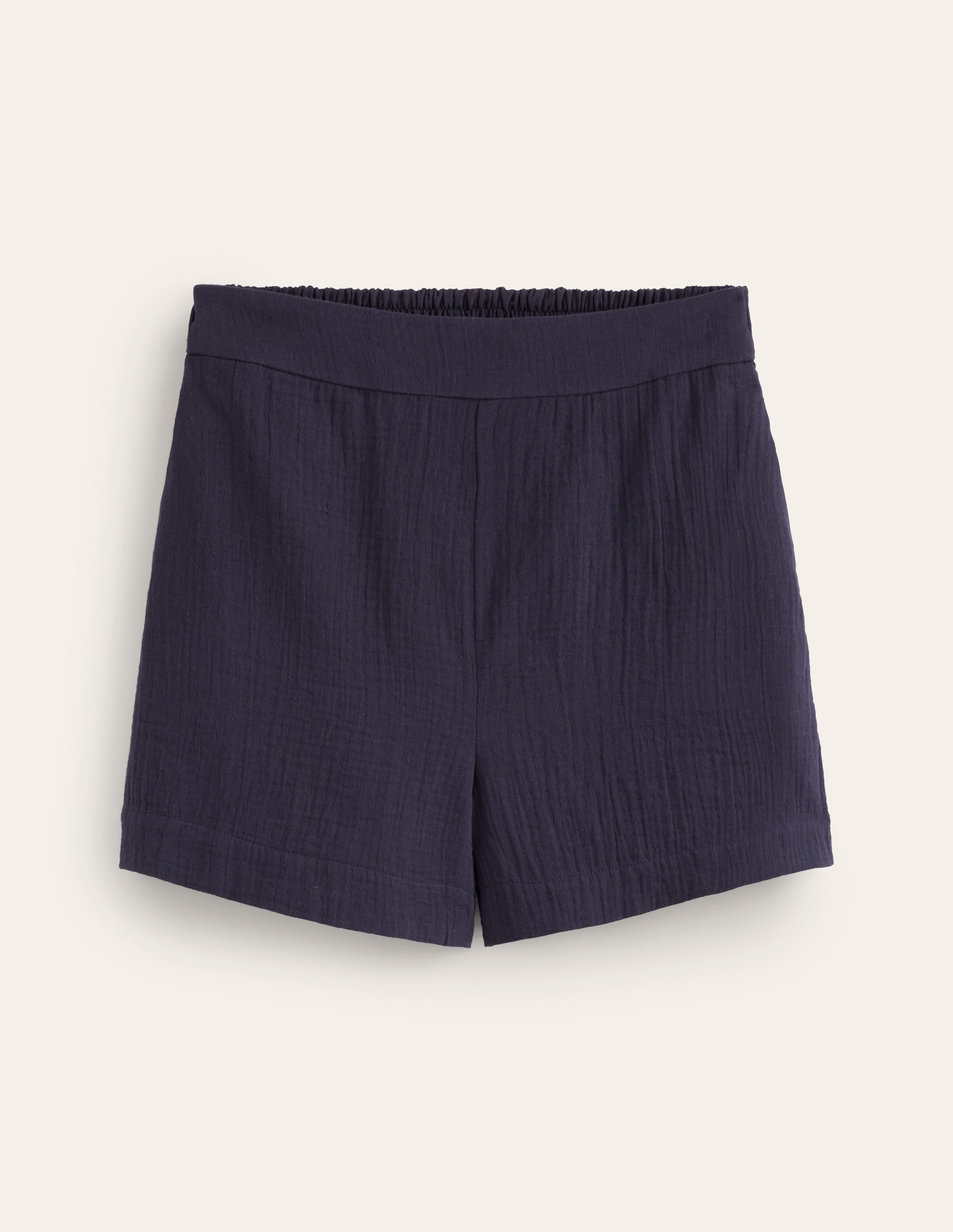Short double-étoffe-Bleu Marine, Petits Pois - Image 5
