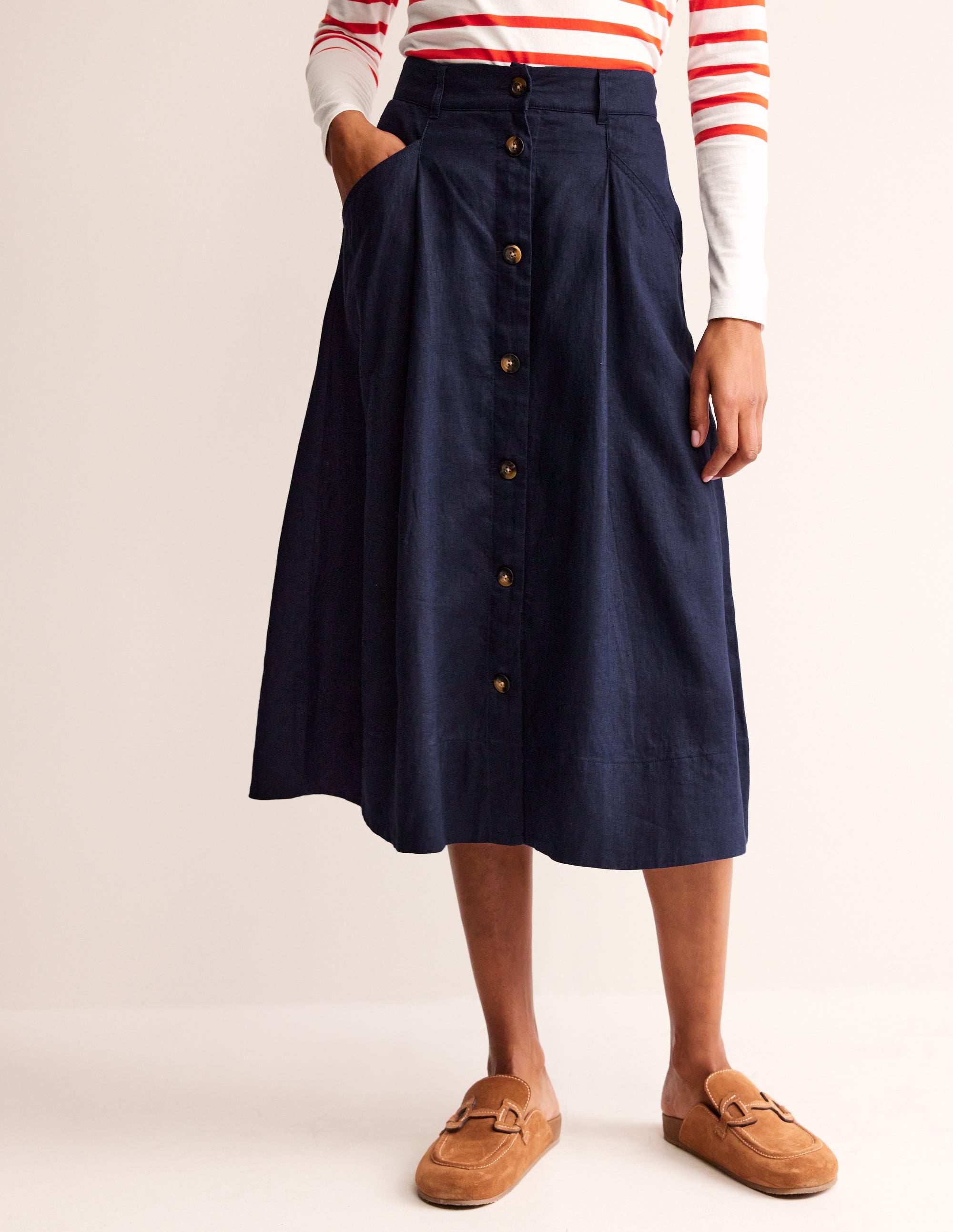 Petra Leinen-Midirock-Marineblau - Image 3
