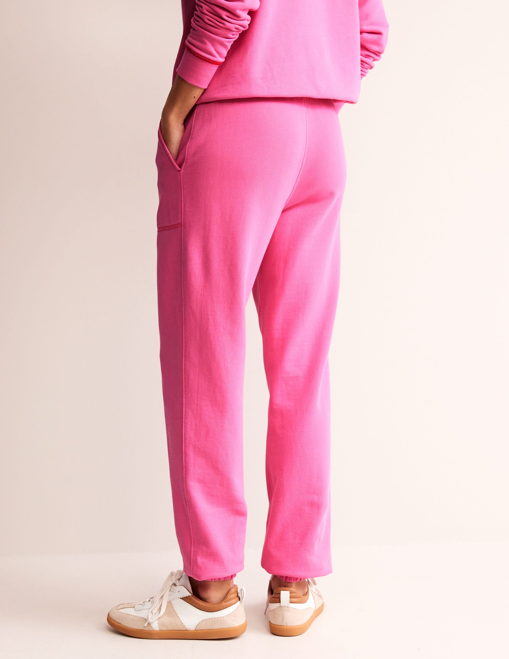 Jogginhose mit Waschung-Sangria Sonnenuntergang - Image 3