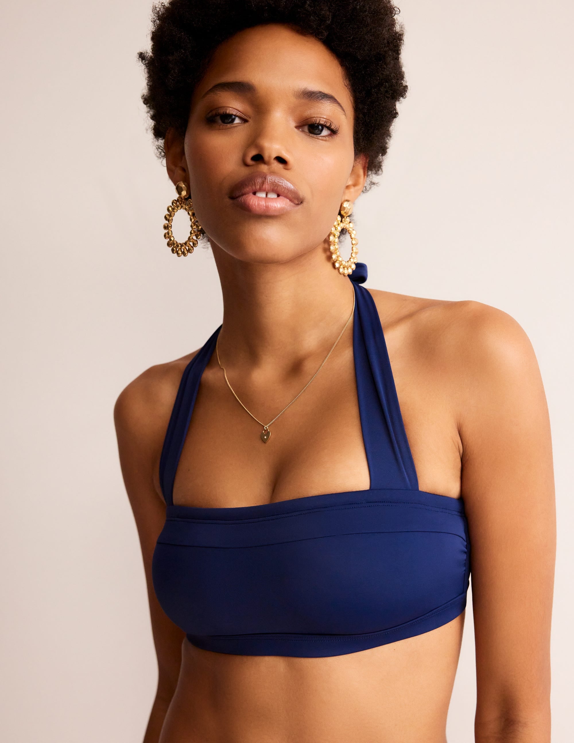 Santorini Bikini Top-Navy - Image 2