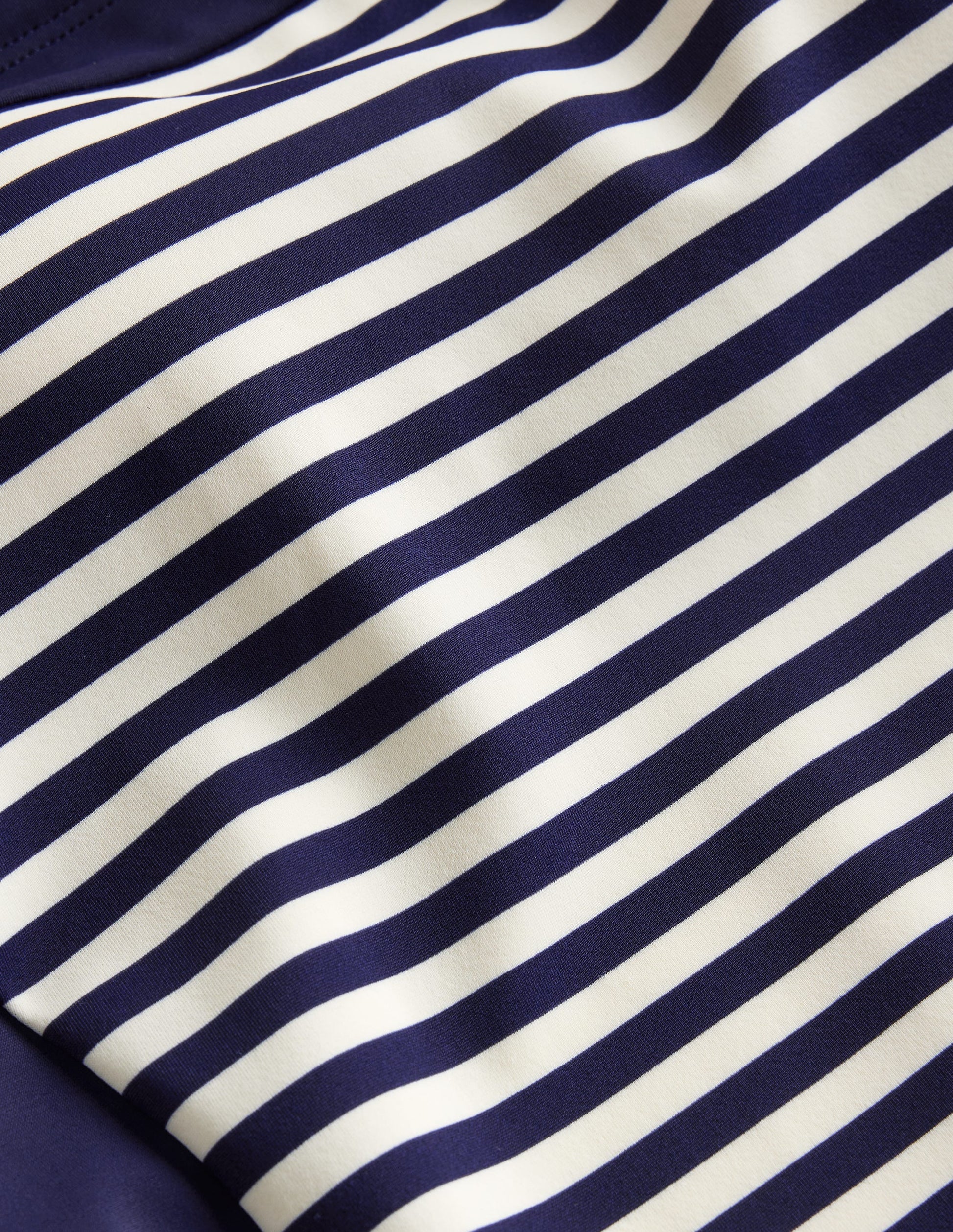 Haut de tankini Santorini-Rouge, rayé bleu marine-6