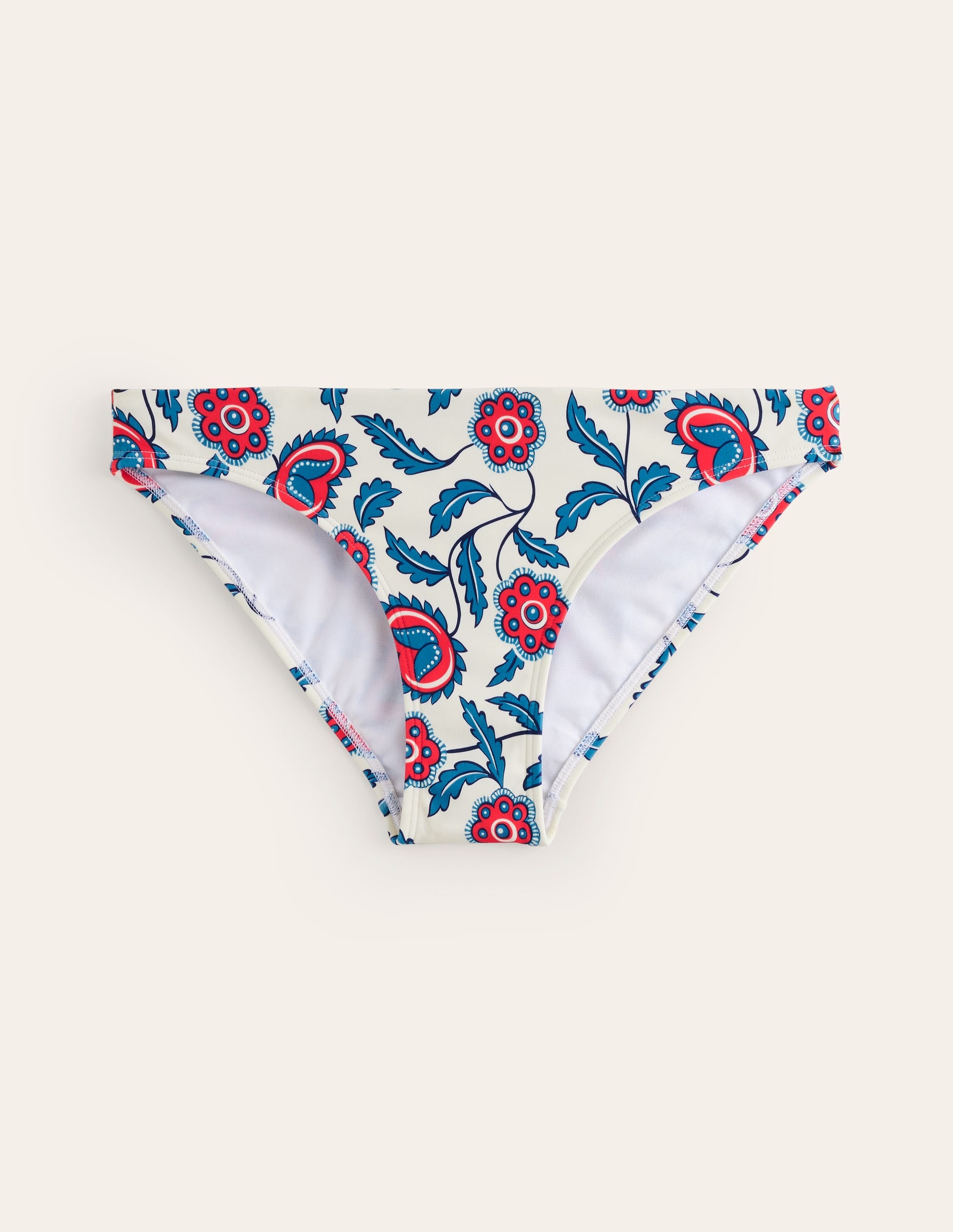 Klassische Bikinihose-Naturweiß, Blütenrebe - Image 5