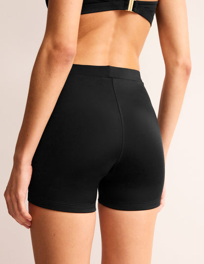 Swim Cycling Shorts-Black