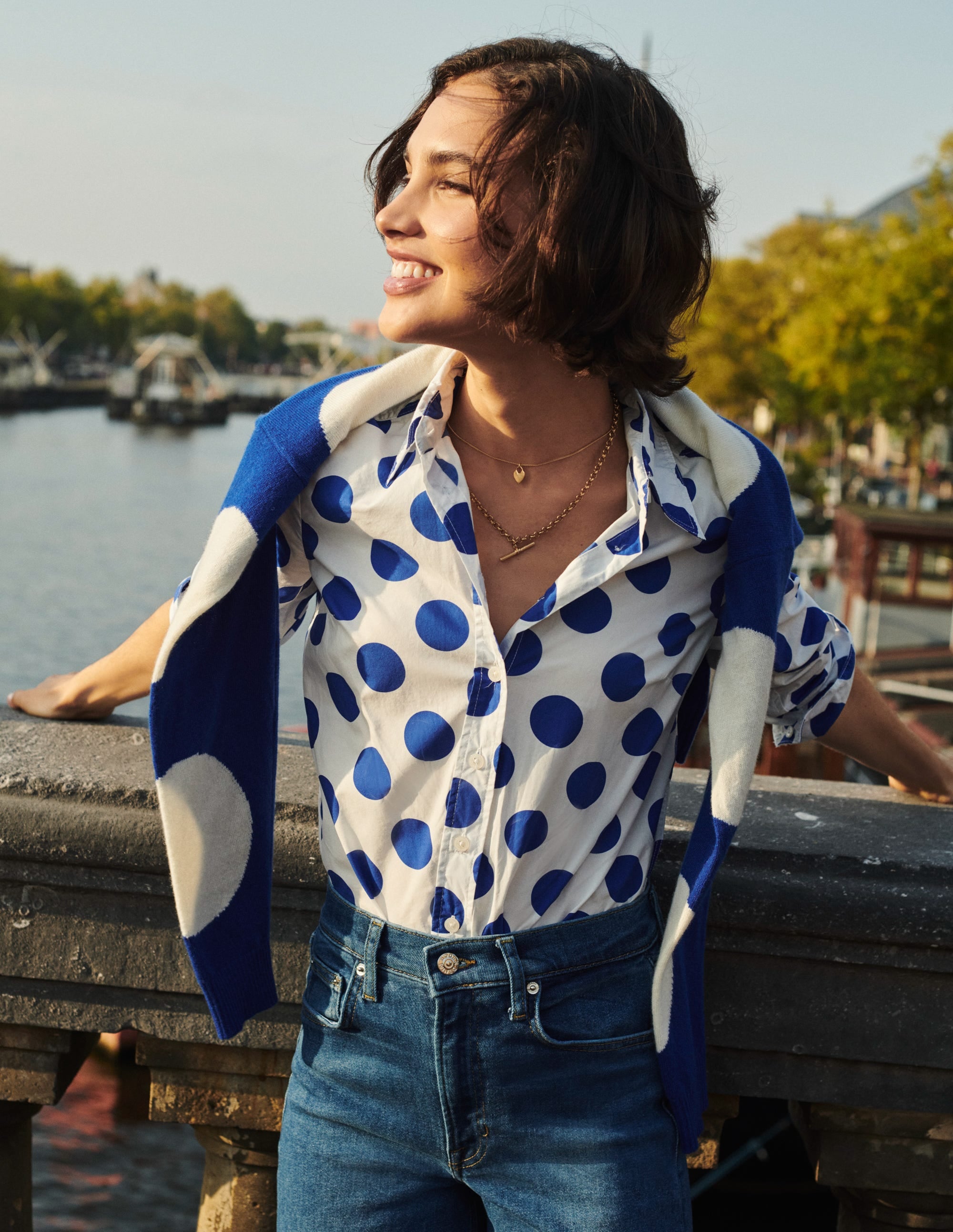 Chemise Sienna en coton-Surf The Web, Punkte - Image 5