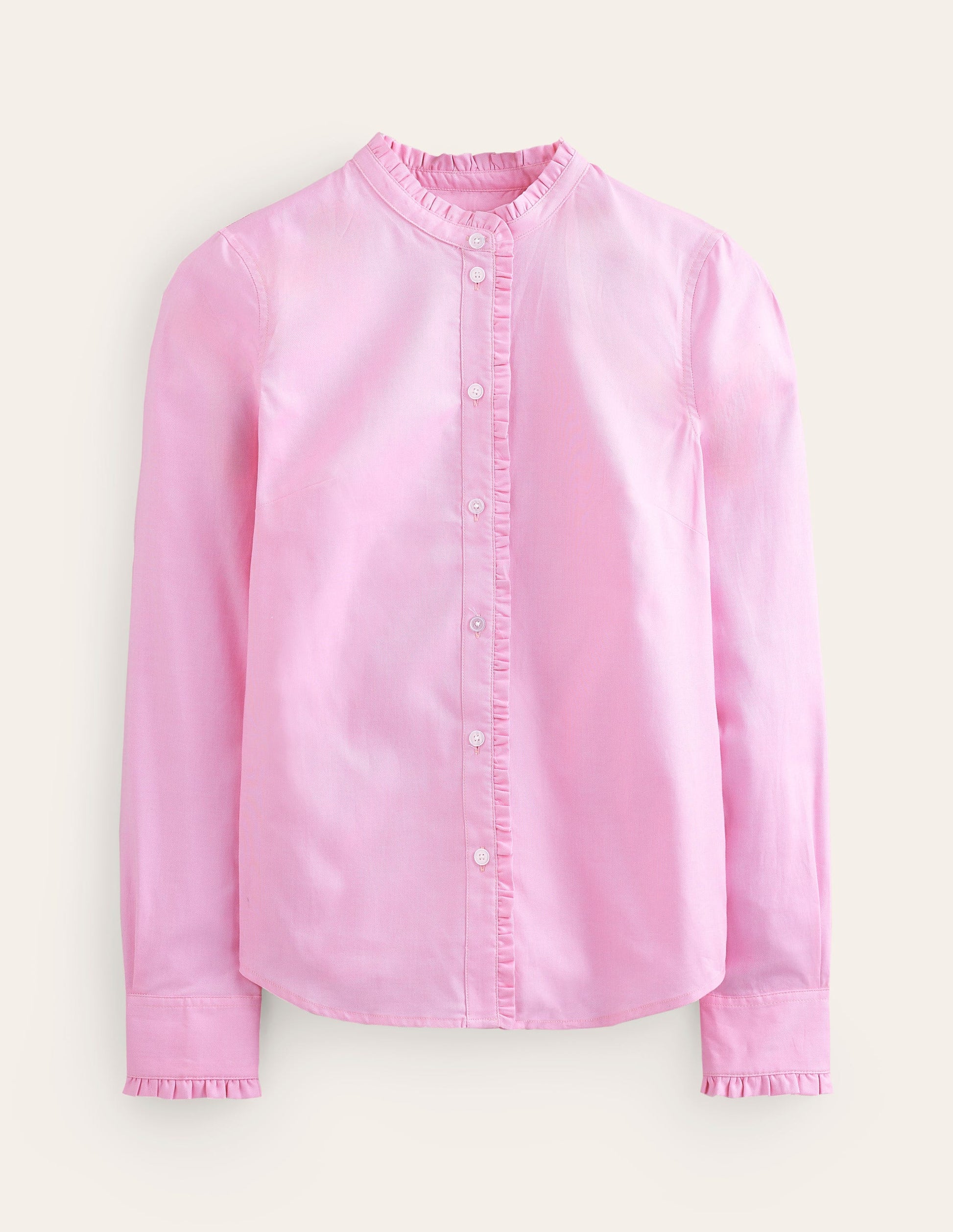 Chemise Phoebe en coton-Oxford rose-5