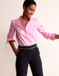 Chemise Phoebe en coton-Oxford rose