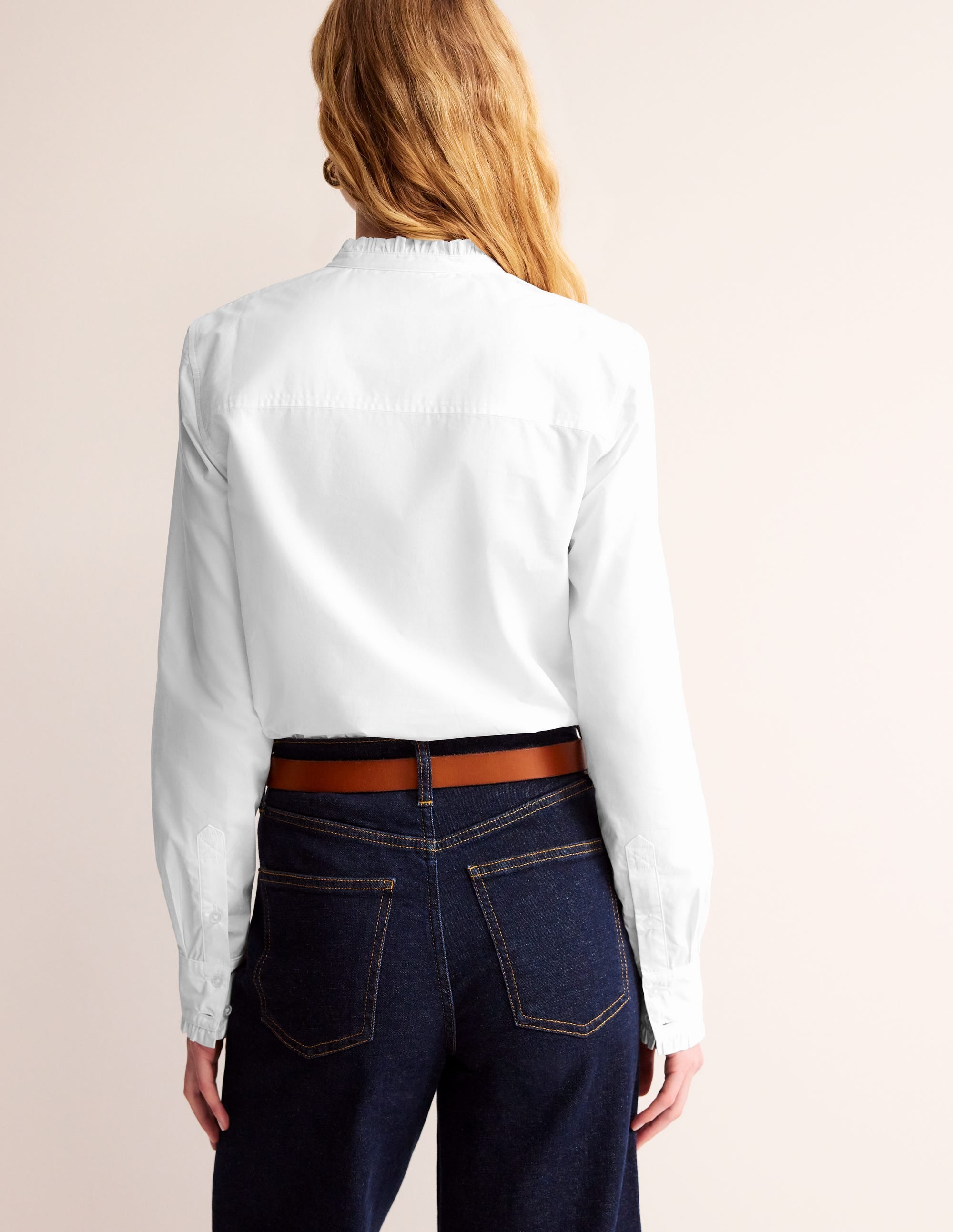 Chemise Phoebe en coton-Blanc - Image 3