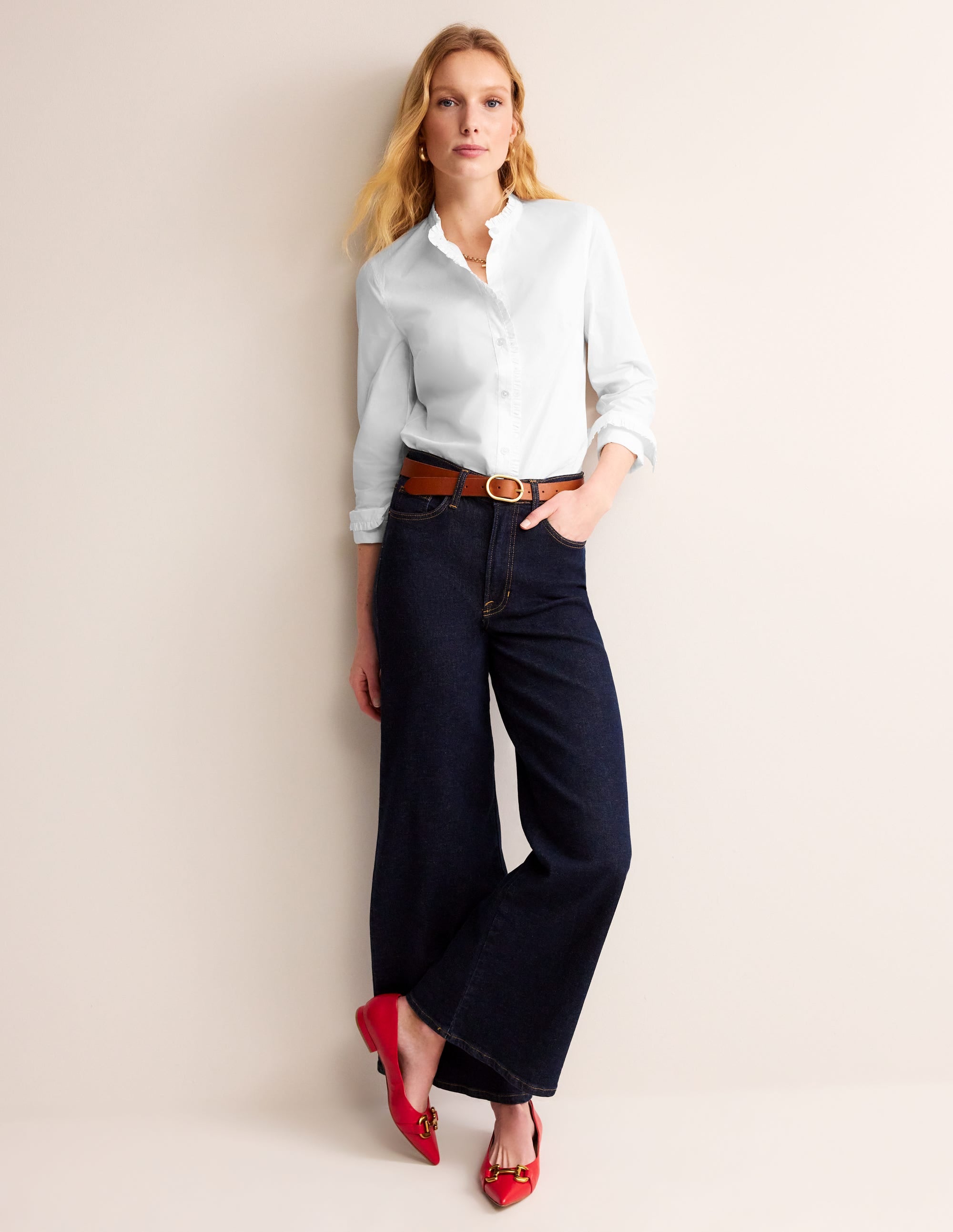 Chemise Phoebe en coton-Blanc - Image 4