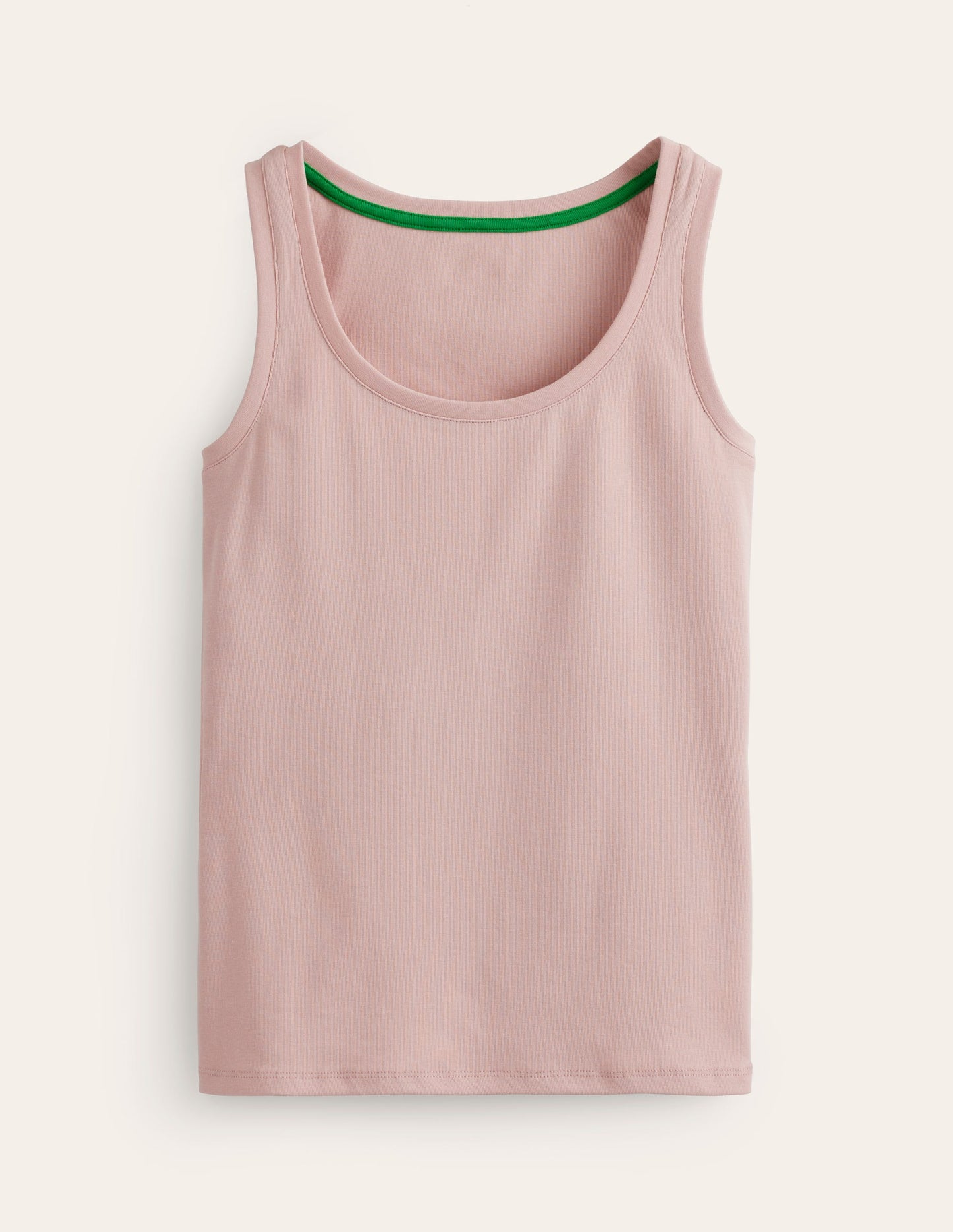 Essential Scoop-Neck Vest-Milkshake