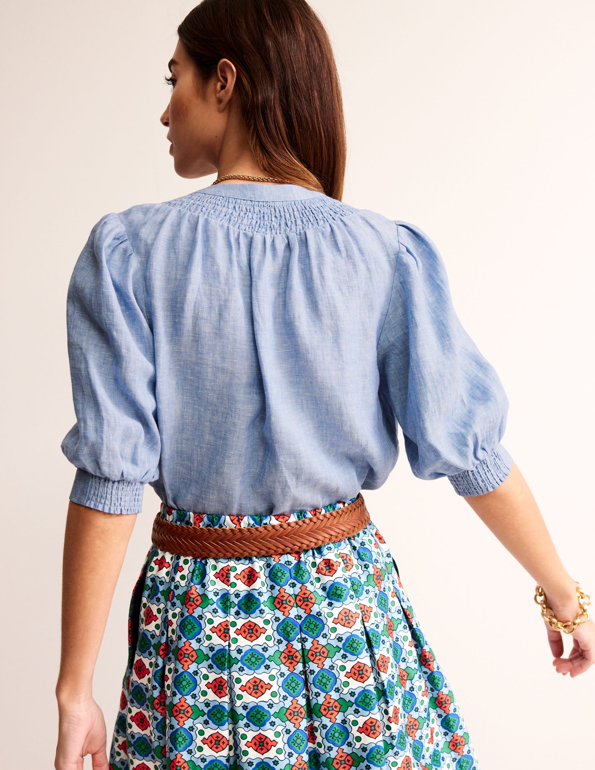 Top Ada en lin-Chambray - Image 3