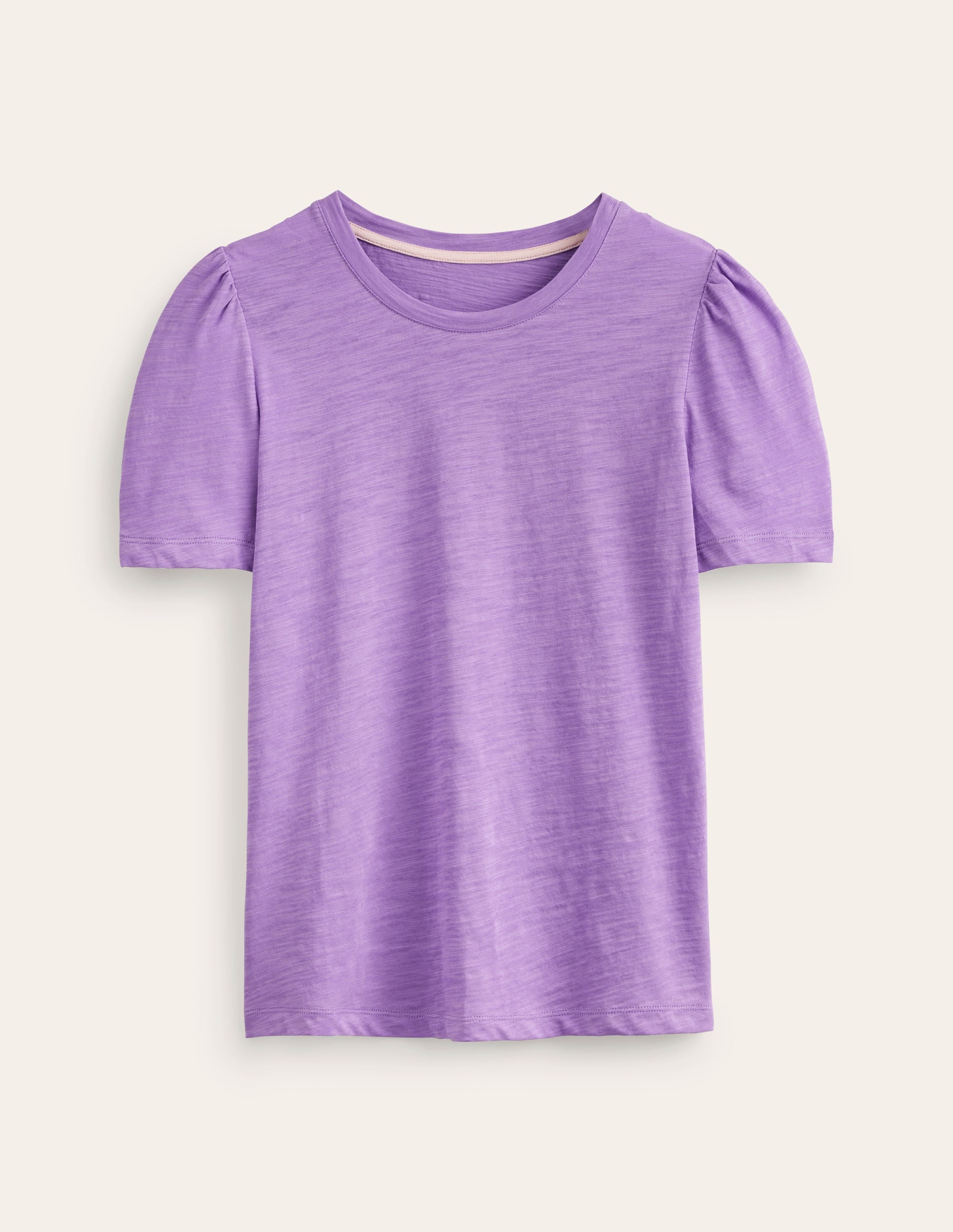 T-Shirt aus Baumwolle mit Puffärmeln-Schwertlilie - Image 5